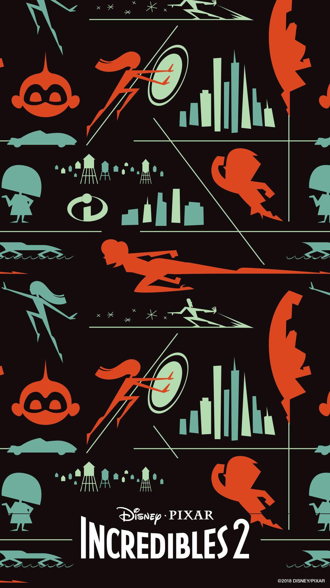 1136x2020 Incredibles 2 Mobile Wallpaper