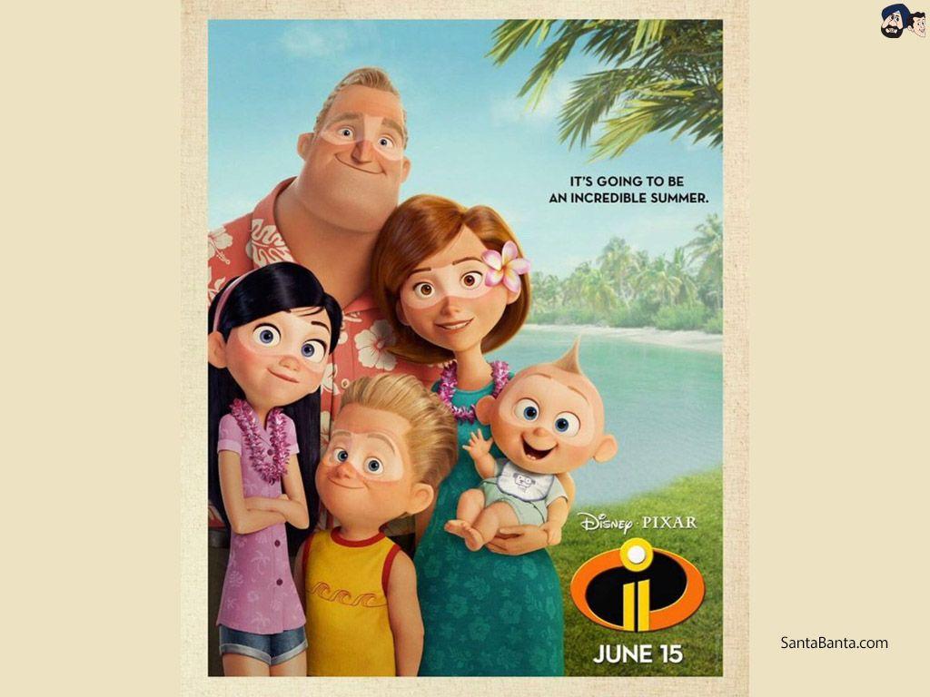 1024x768 Incredibles 2 Movie Wallpaper