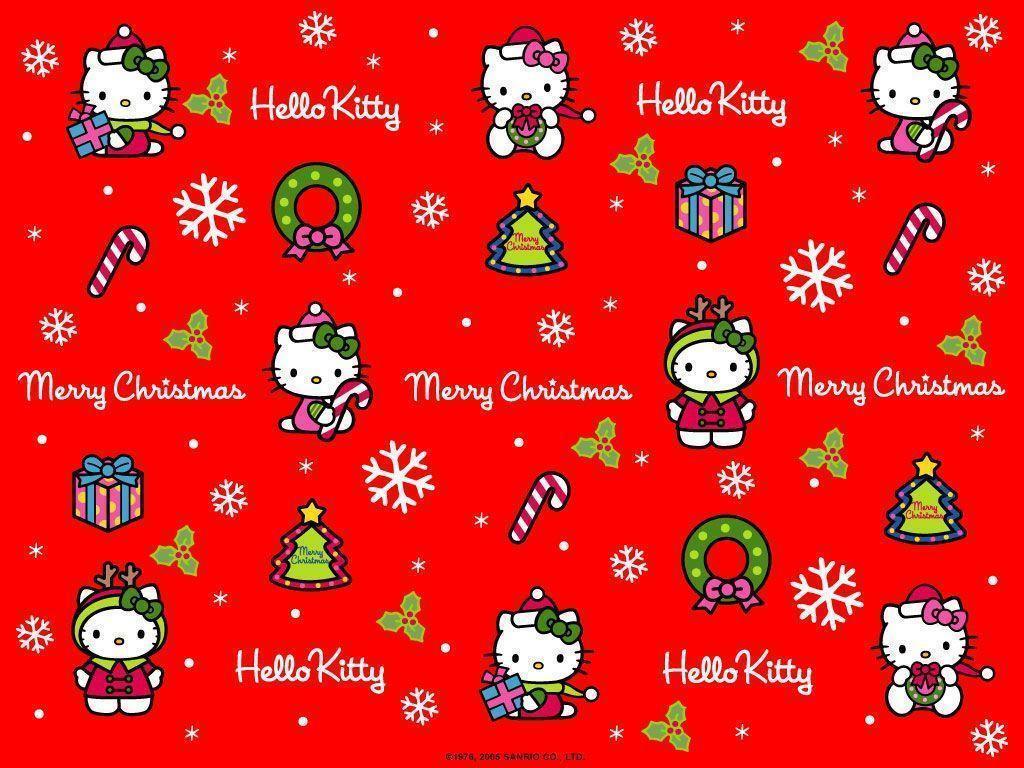 Hello Kitty Christmas Wallpapers  Top Free Hello Kitty Christmas  Backgrounds  WallpaperAccess