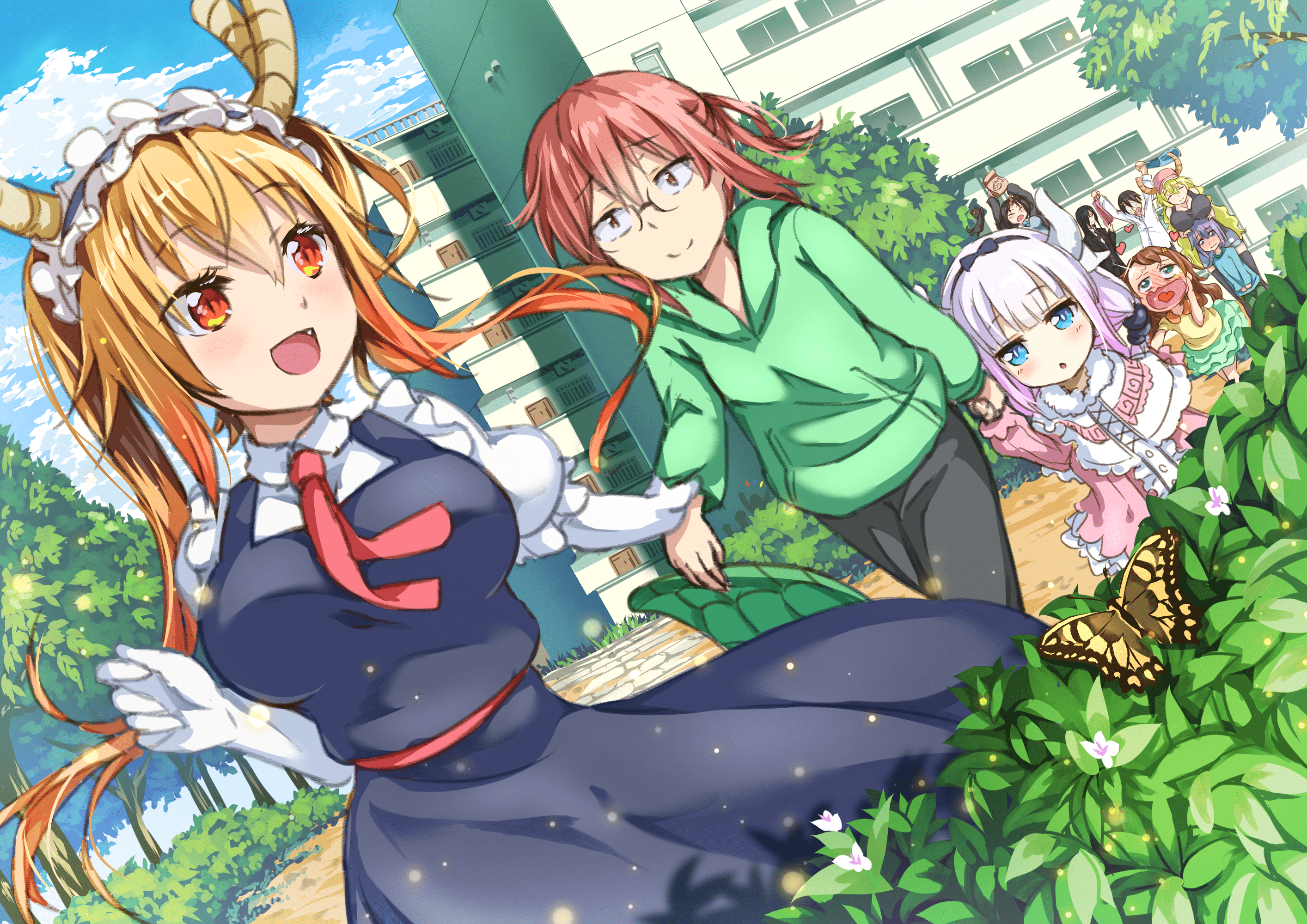 2828x2000 Miss Kobayashi's Dragon Maid HD Wallpaper. Background