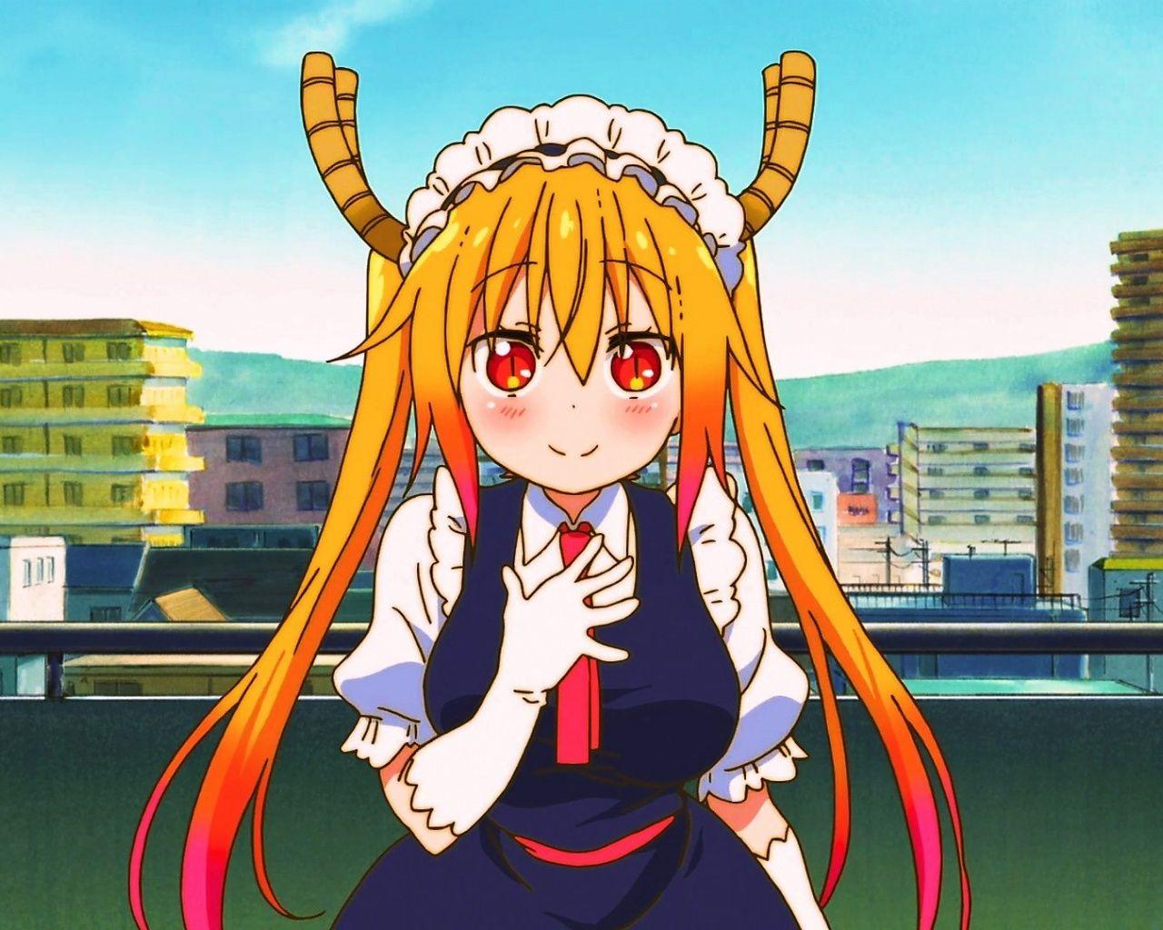 1280x1024 Download 1280x1024 wallpaper cute, tohru, anime girl, miss