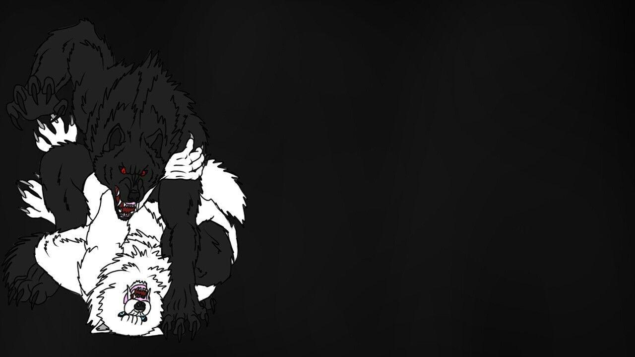 1280x719 Shadow Wolf Wallpaper