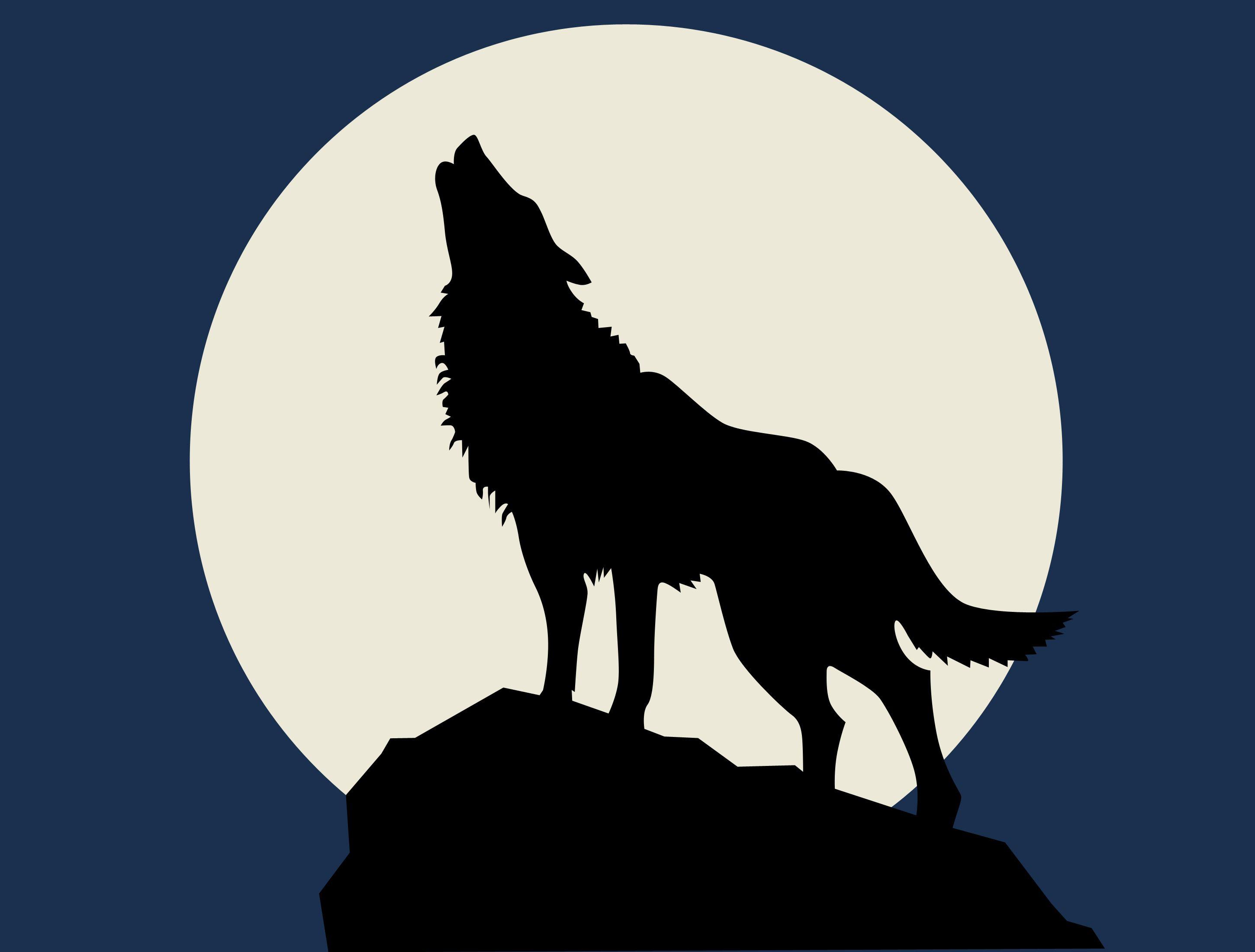 2900x2200 Free Cartoon Wolf Howling, Download Free Clip Art, Free Clip