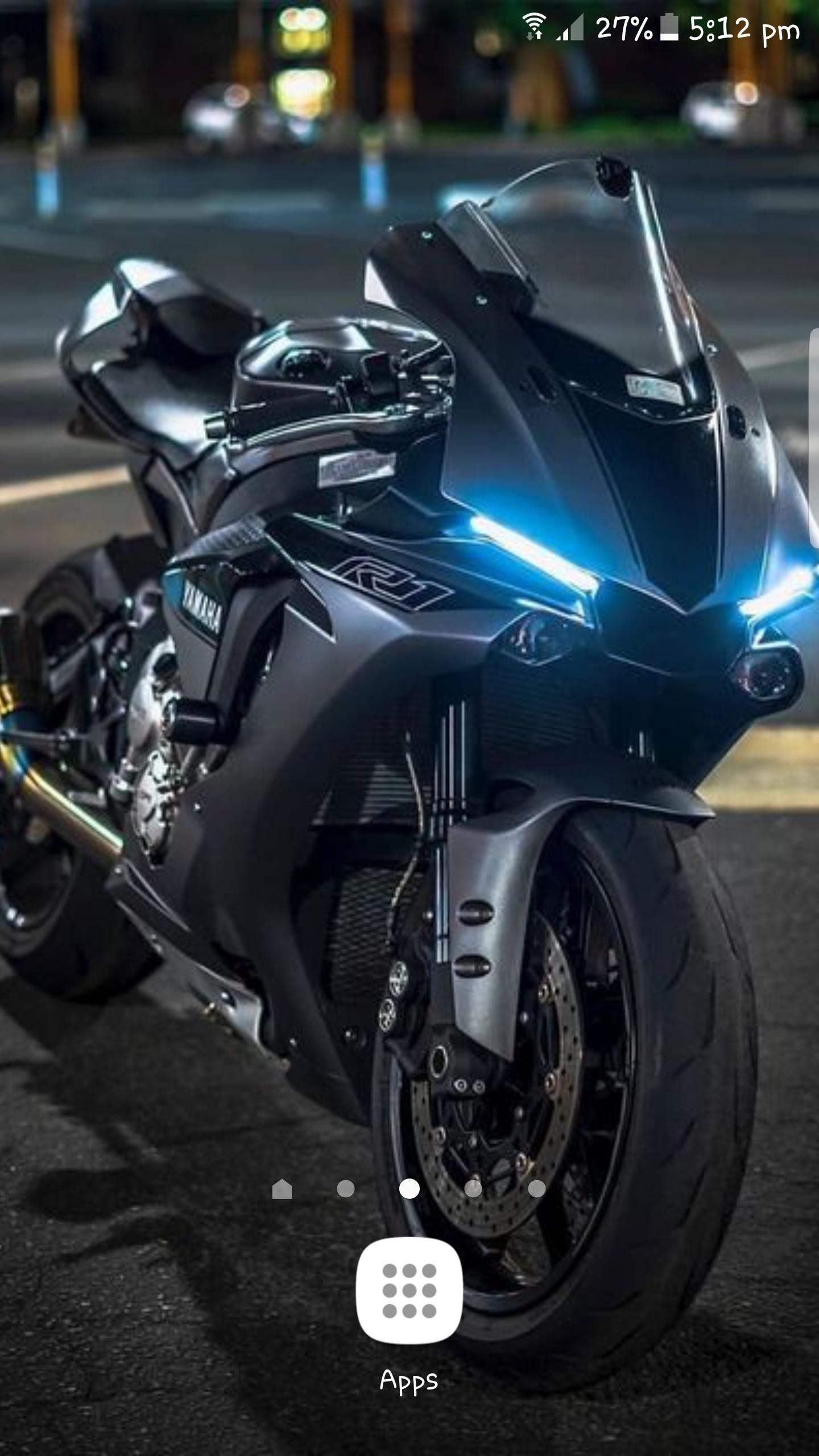 1440x2560 Black Motorcycle Wallpaper For Android