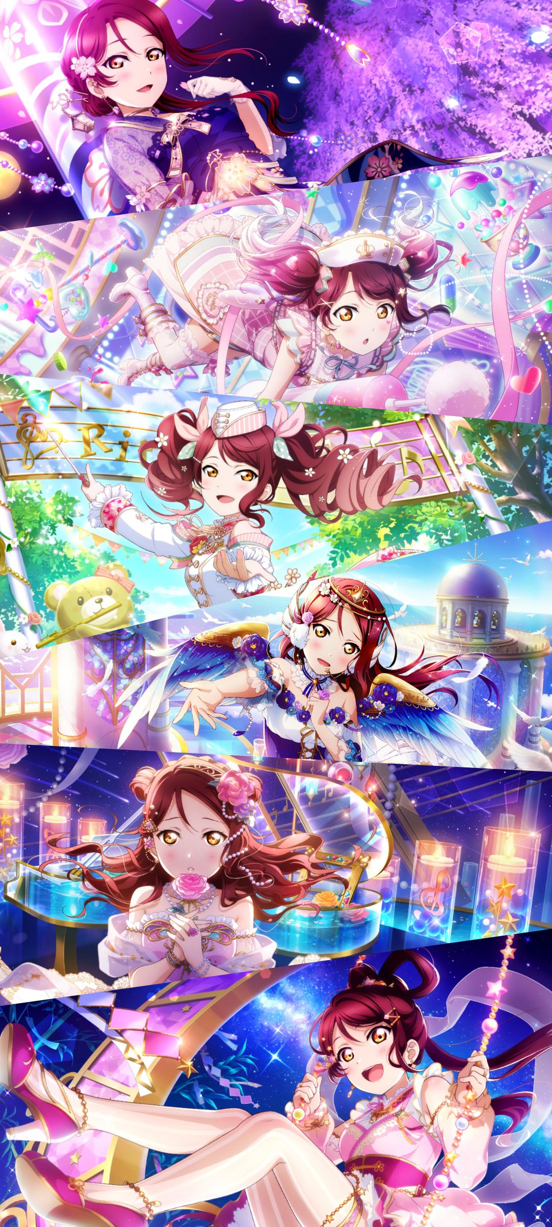 1080x2400 Daily Double Wallpaper day 4: Riko
