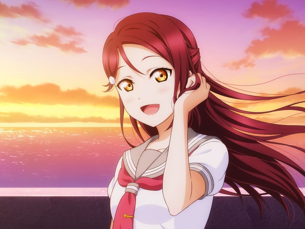 1024x768 Wallpaper cute, yellow eyes, sakurauchi