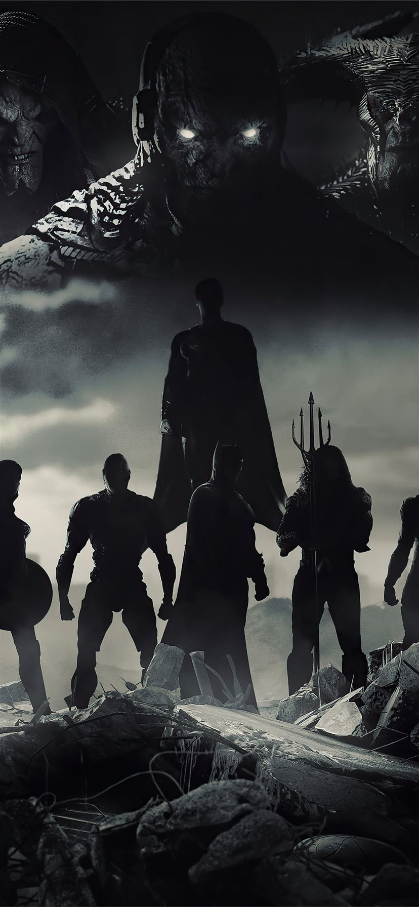 828x1792 snyder cut dark seid poster 4k iPhone