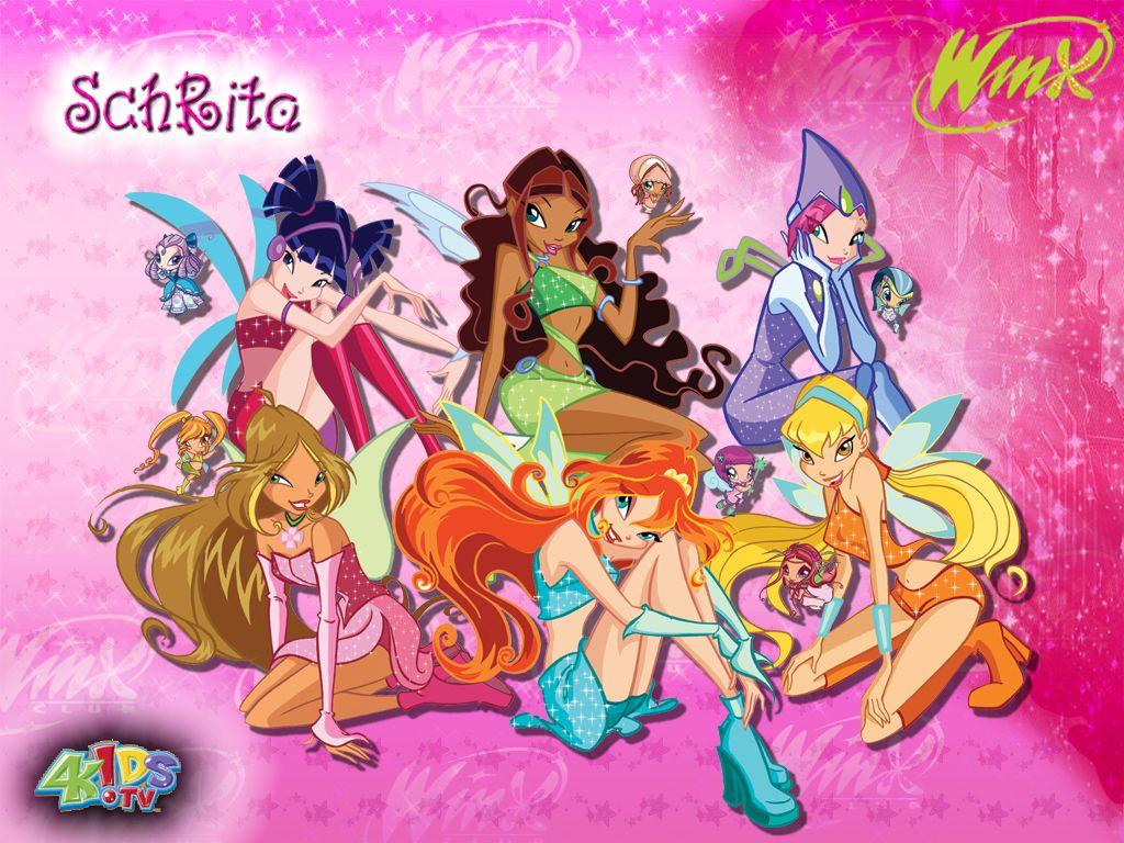 1024x768 Winx Club Wallpaper V7UVV
