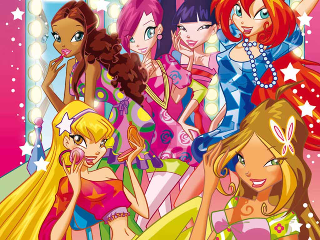 1024x768 My Head's Full of Soap: Winx Club Wallpaper