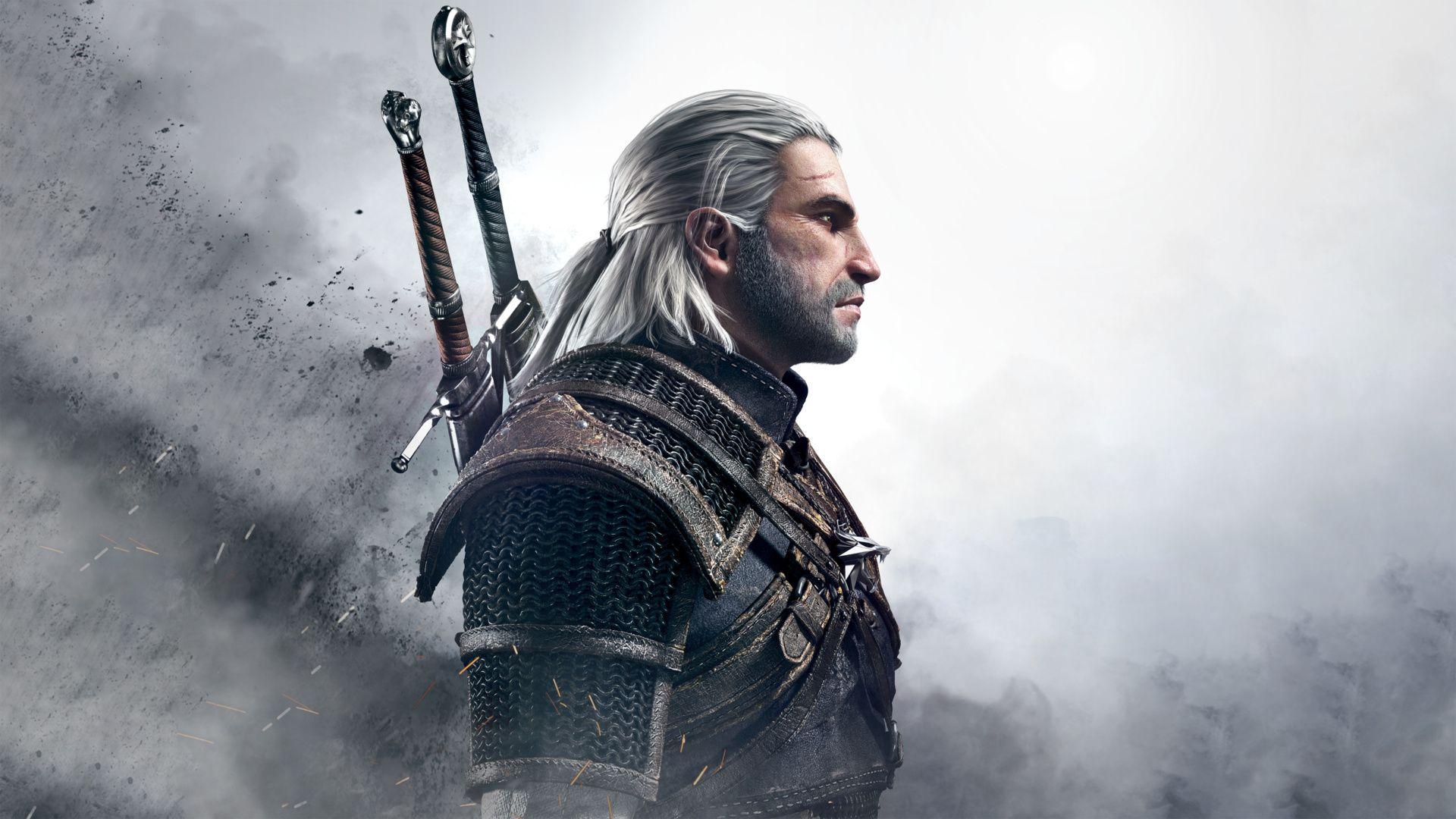 1920x1080 Geralt profile Wallpaper from The Witcher 3: Wild Hunt