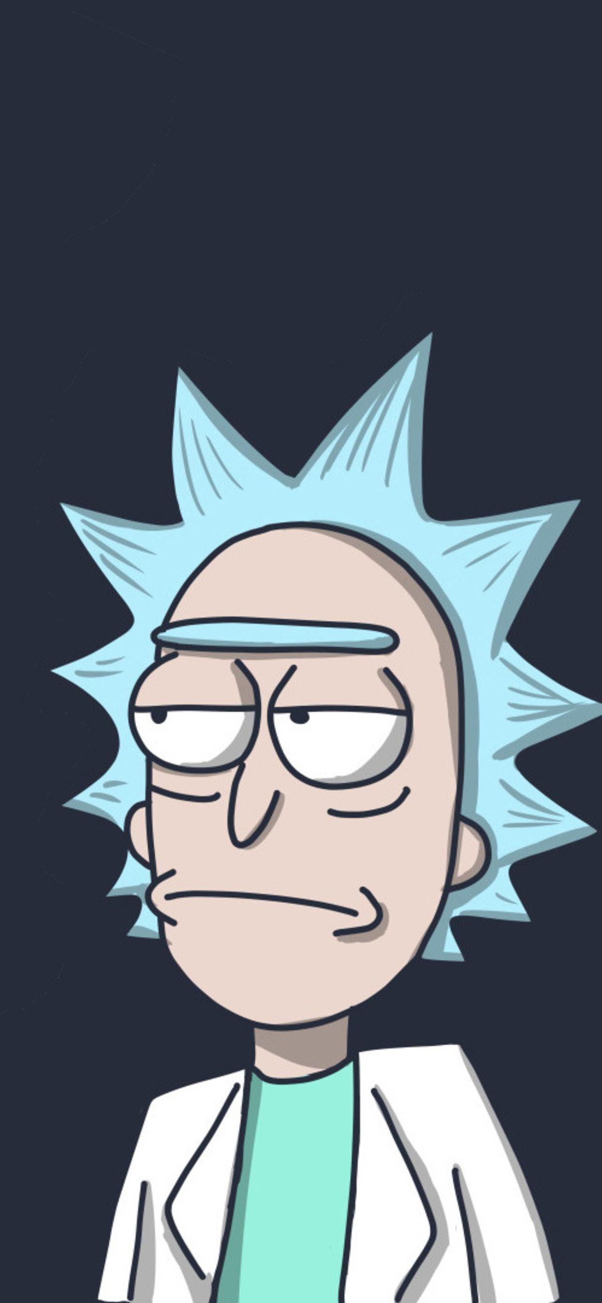 1242x2688 Rick In Rick And Morty iPhone XS MAX HD 4k