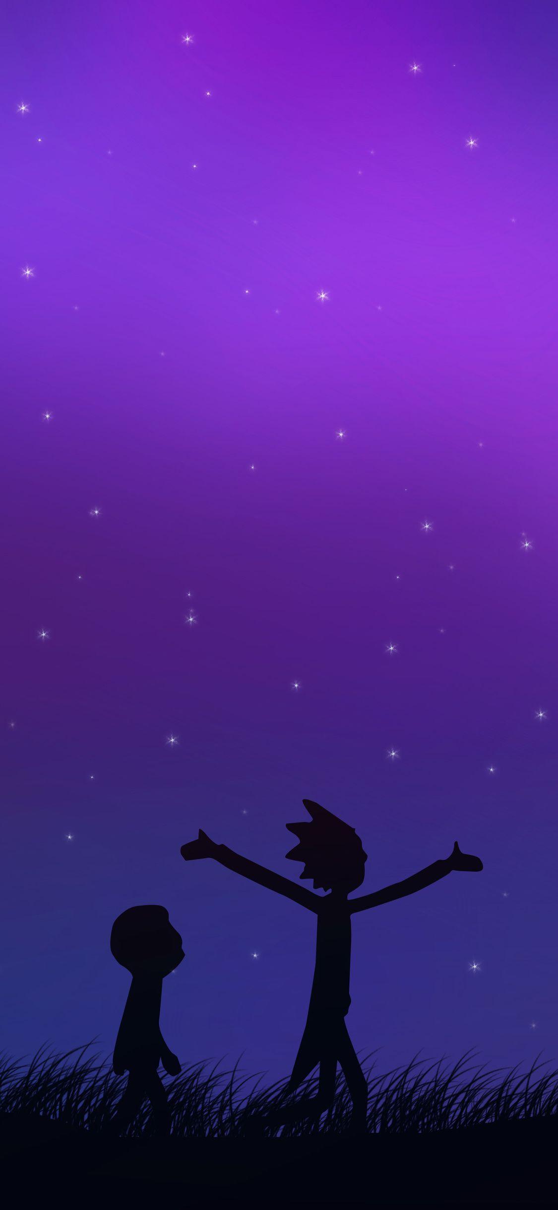 1125x2436 Rick And Morty 5k Art iPhone XS, iPhone iPhone X
