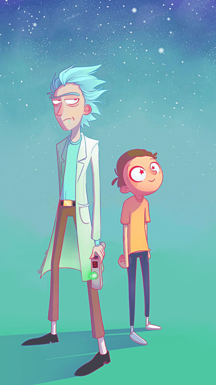 750x1334 Rick And Morty Apple IPhone 5 (640x1136) Wallpaper