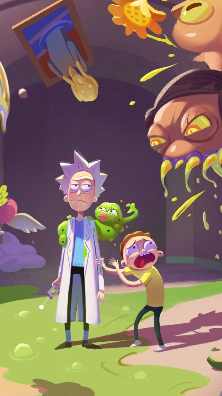 750x1334 Rick And Morty HD Art iPhone iPhone 6S, iPhone 7