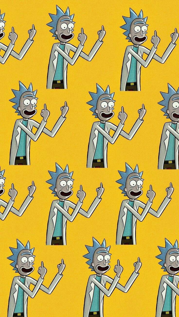 736x1307 rick and morty iphone wallpaper