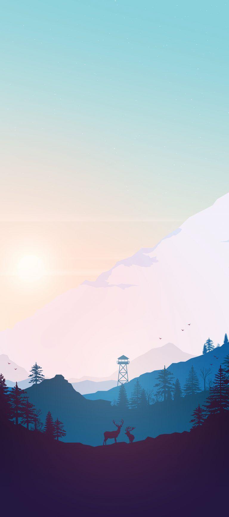 768x1731 Wallpaper iPhone to see the mountains alone