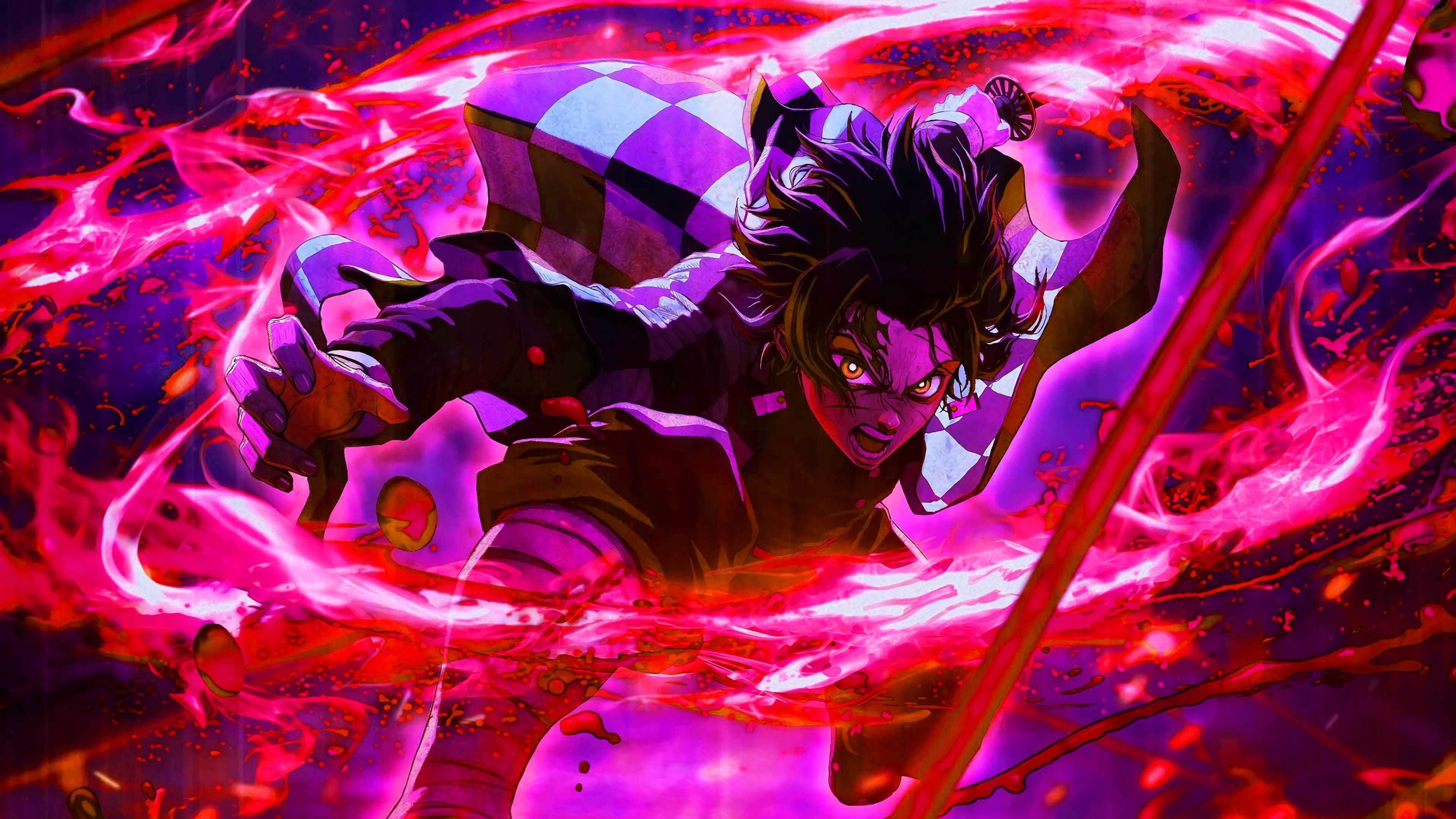 3840x2160 Desktop Tanjiro Wallpaper