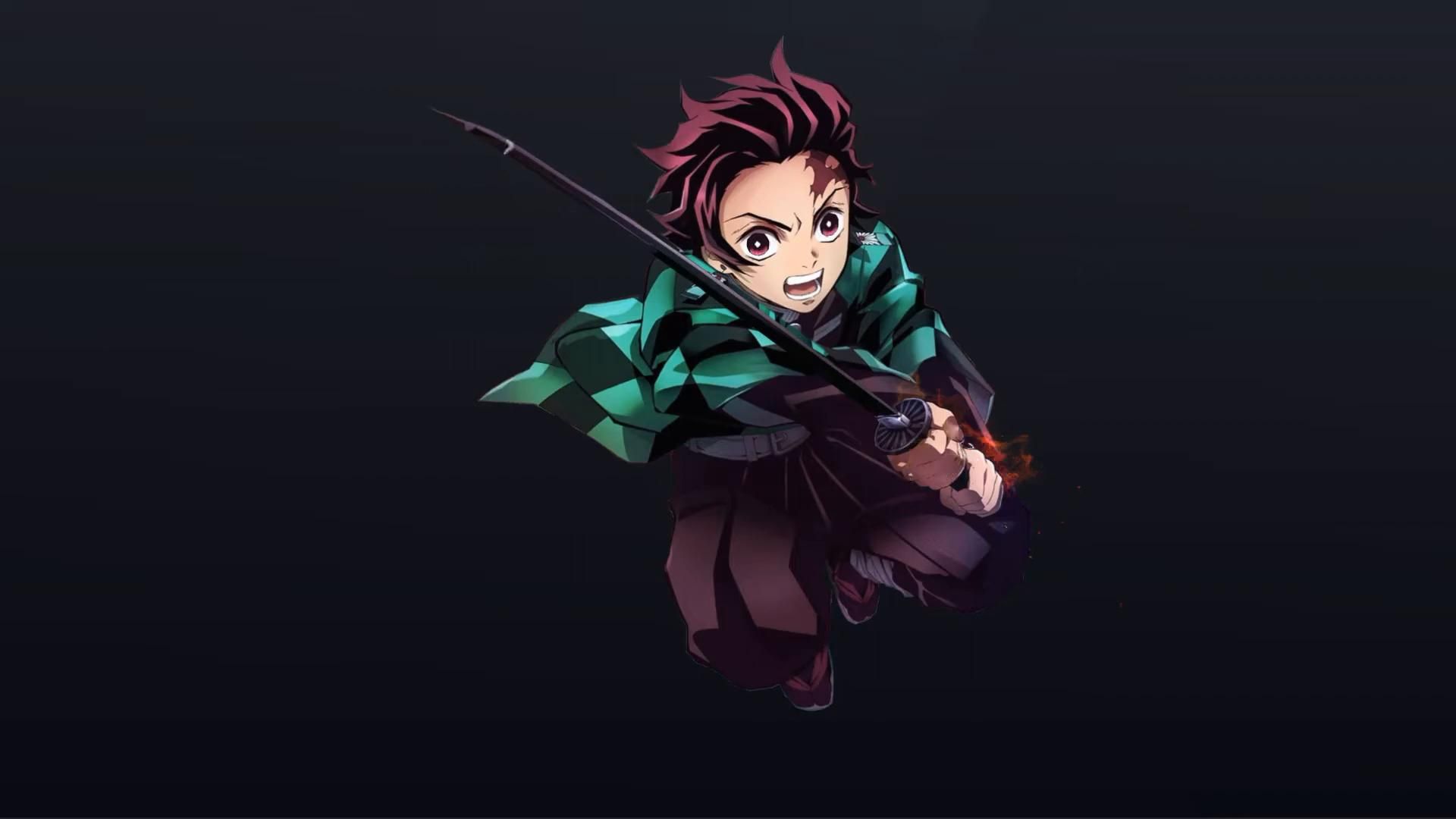 1920x1080 Tanjiro Kimono Warrior Live Wallpaper