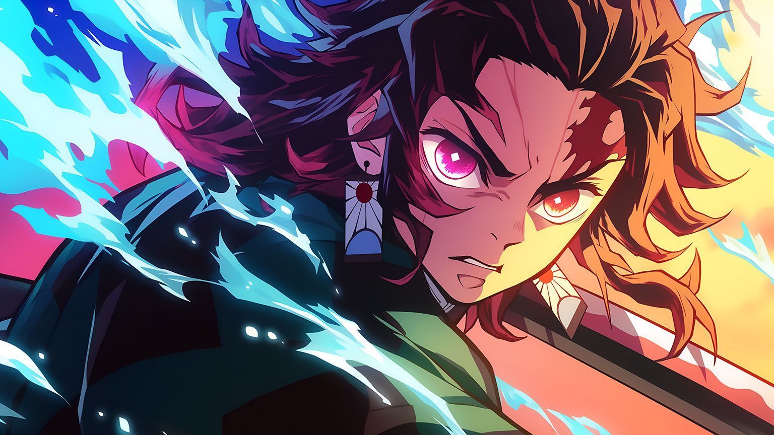 1536x864 Demon Slayer Cool Tanjiro Desktop