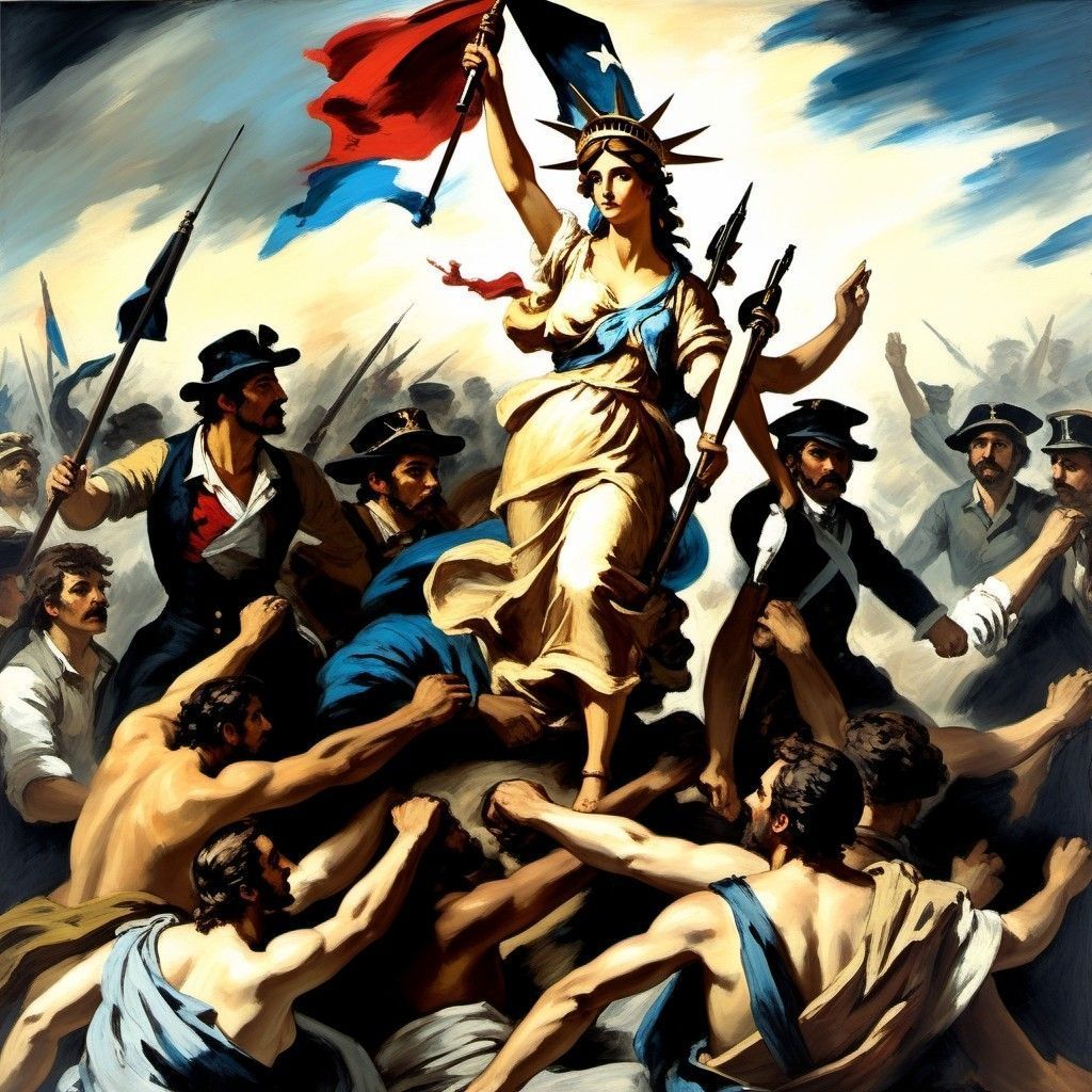 1024x1024 Acrylic 'Liberty' in Brian Mahon Style