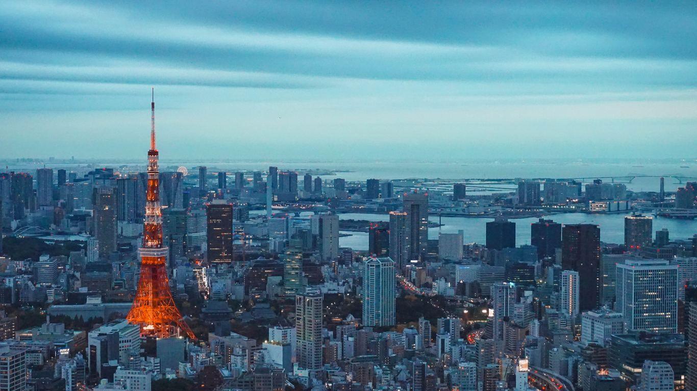 1366x768 Tokyo Tower 1366x768 Resolution HD 4k Wallpaper
