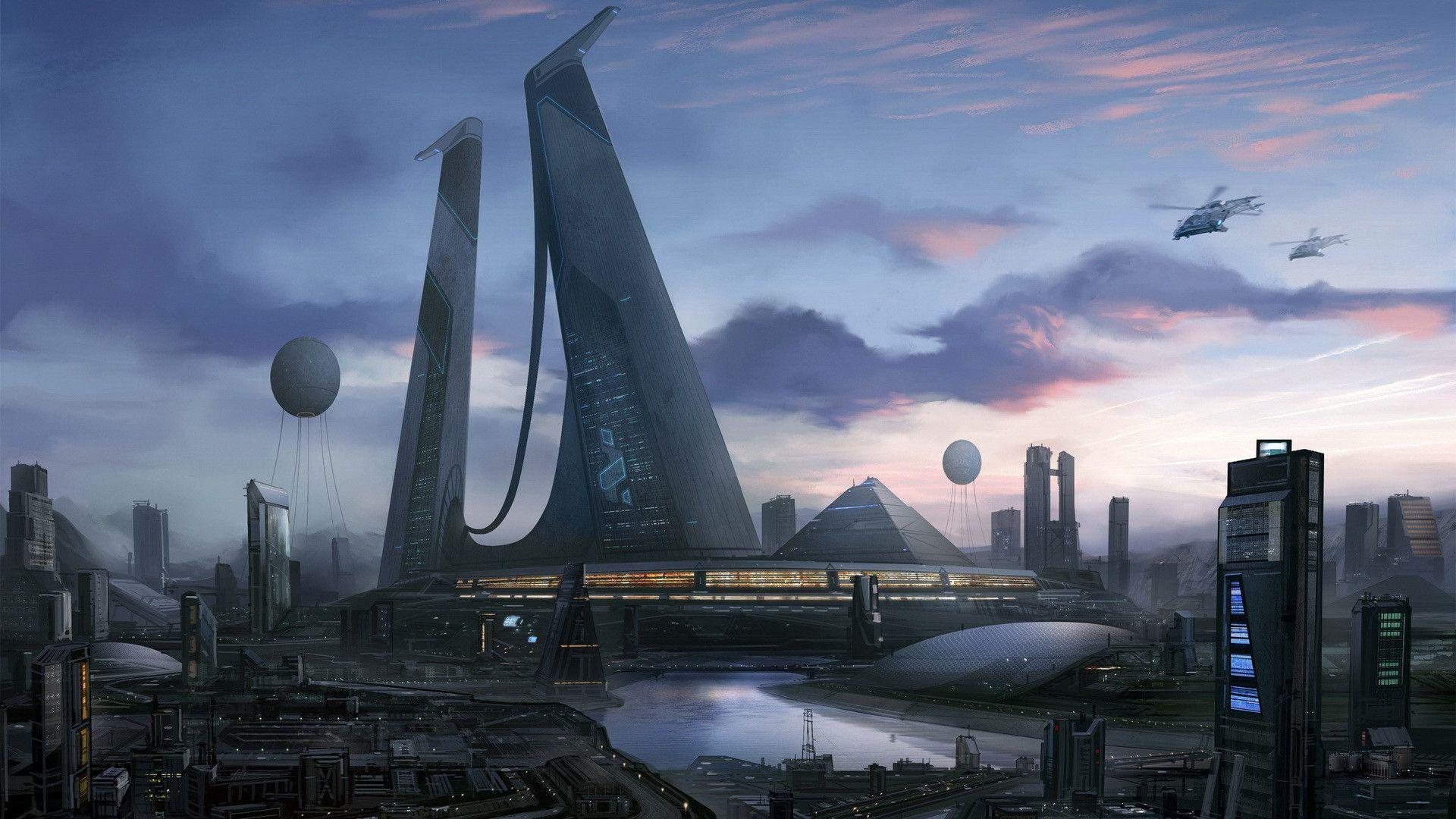 1920x1080 Fantasy Cyberpunk Cities