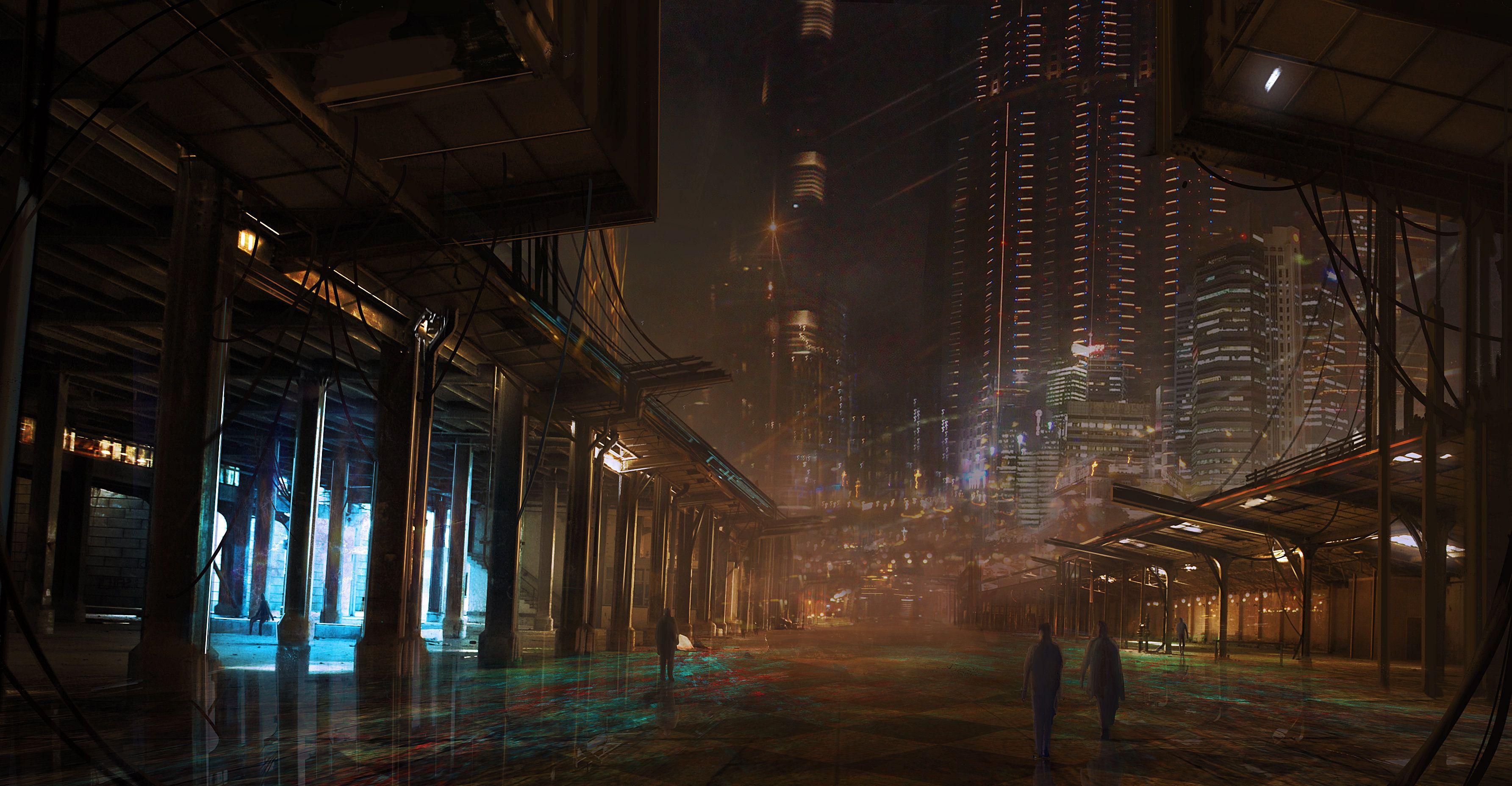 3569x1855 Cyberpunk Wallpaper