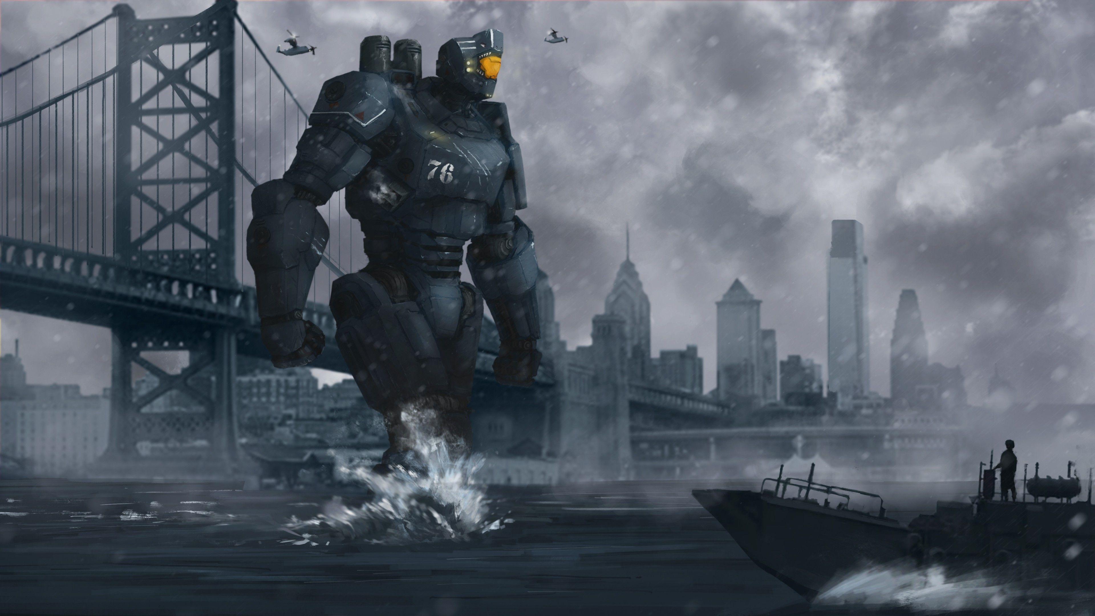 3840x2160 Wallpaper future world, robot, futuristic, 5K, Art