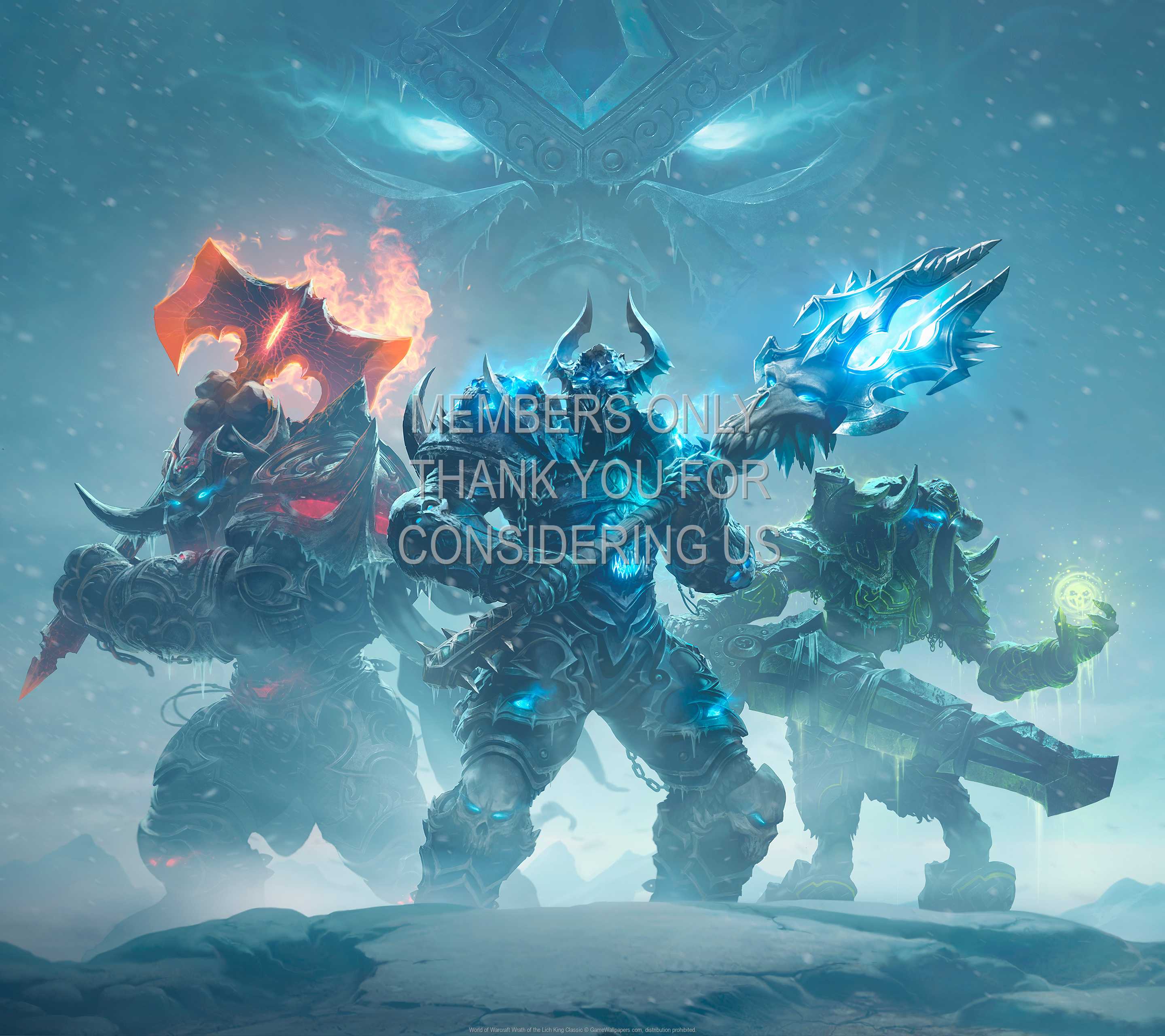 2880x2560 Lich King Classic wallpaper
