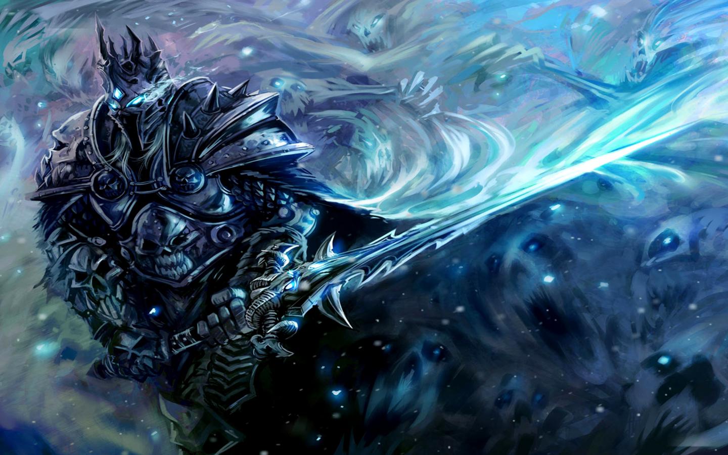 1440x900 Lich King Video Game World Of Warcraft Art
