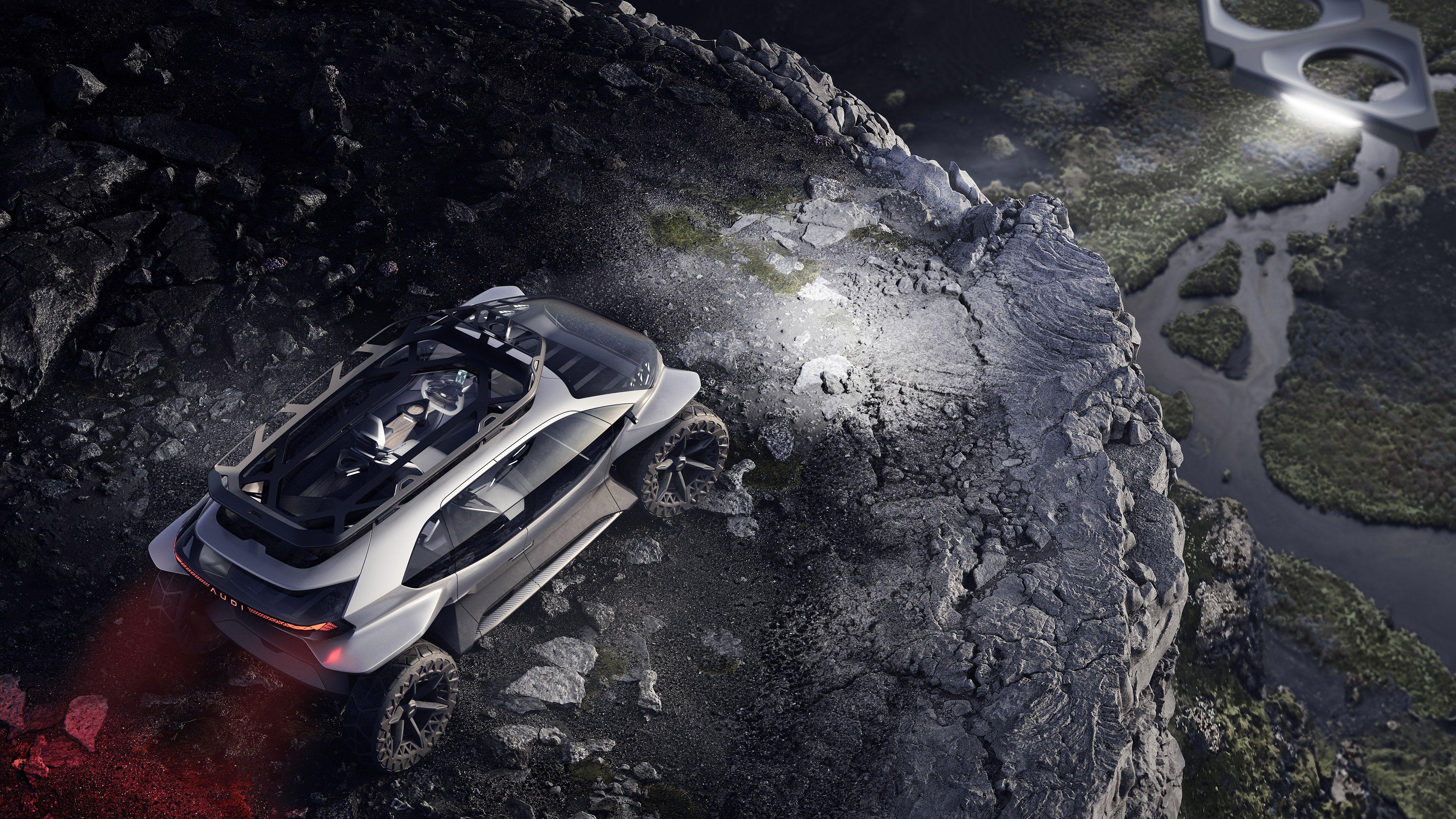 3840x2160 Download 2019 Audi AI TRAIL Quattro Concept Wallpaper