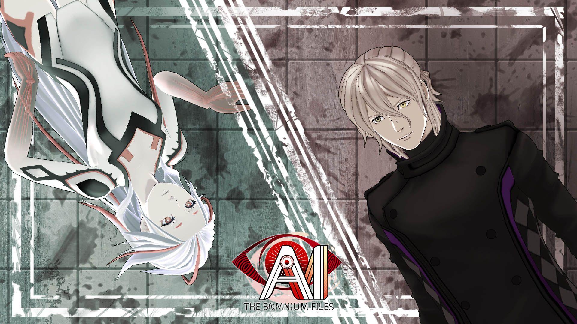 1920x1080 Aiba and Date. Wallpaper from AI: The Somnium Files
