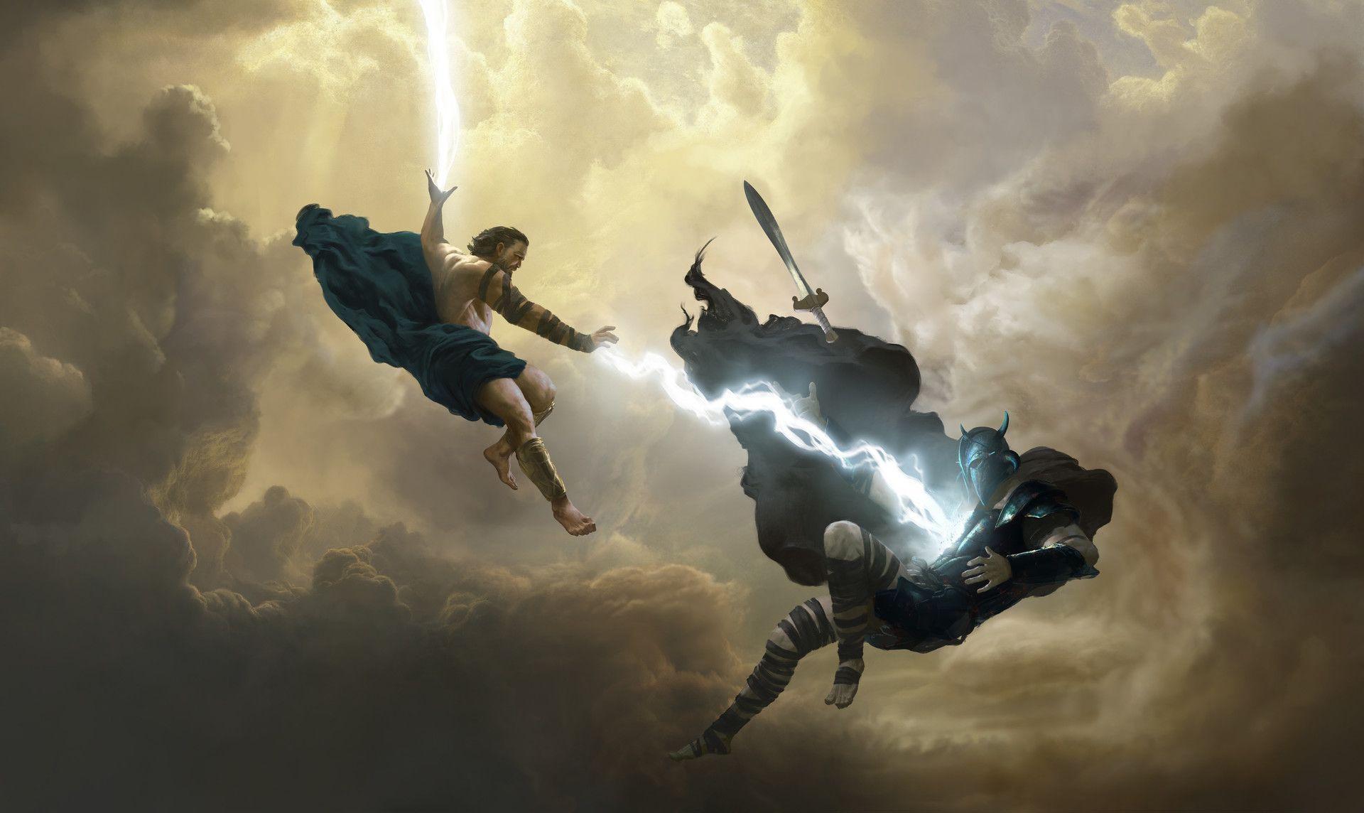 1920x1144 Zeus vs. Ares [1920x1144]