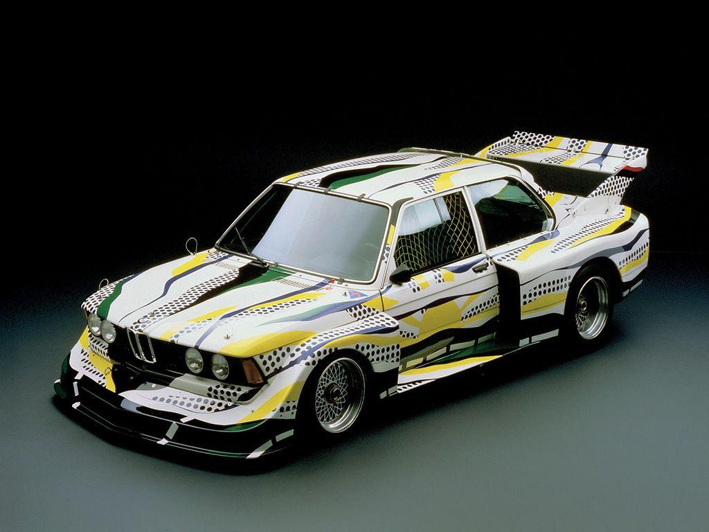 1024x768 BMW Art Car 03. Roy Lichtenstein. United States BMW 320i Group 5 Race Version