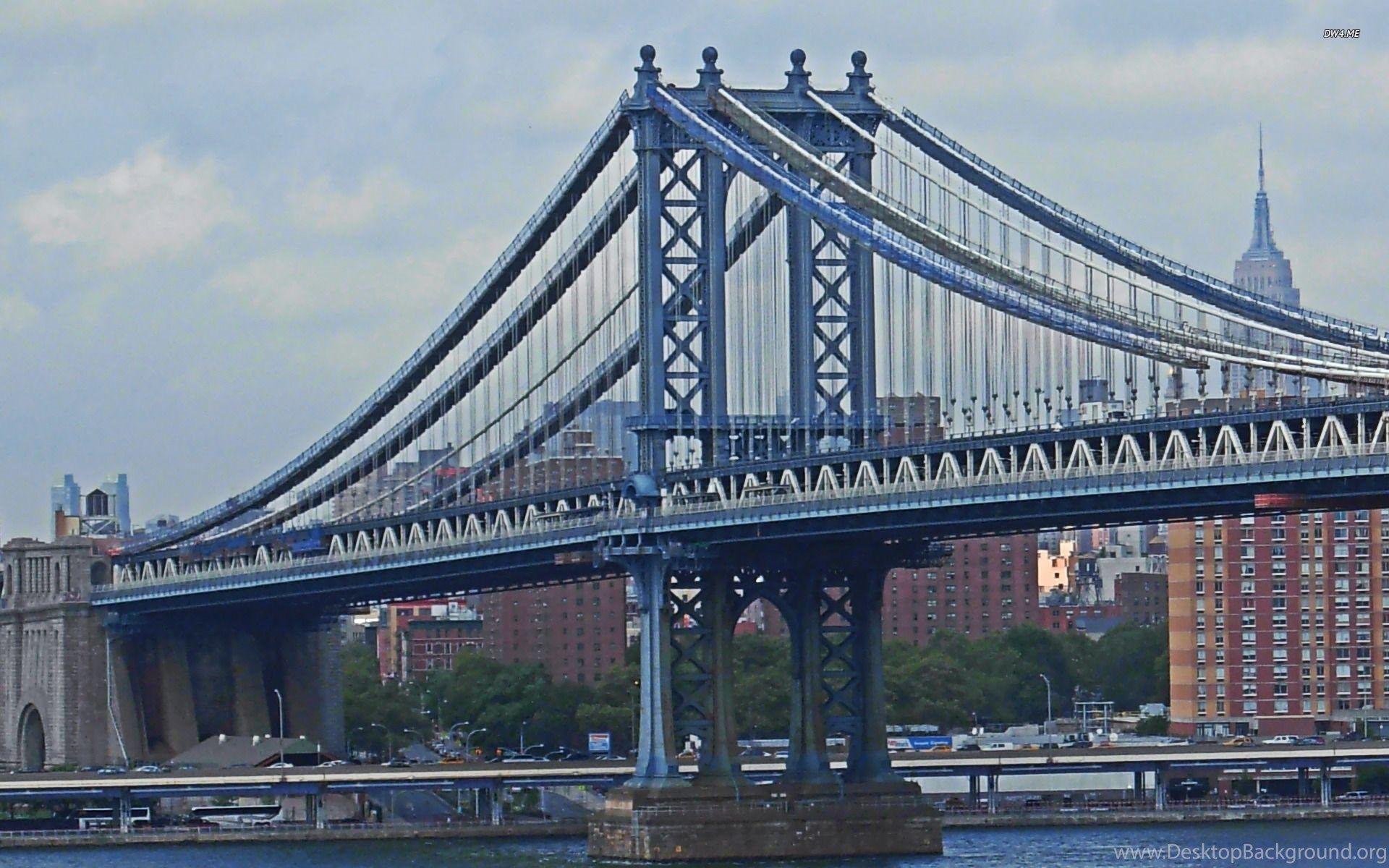 1920x1200 Manhattan Bridge Wallpaper World Wallpaper Desktop Background