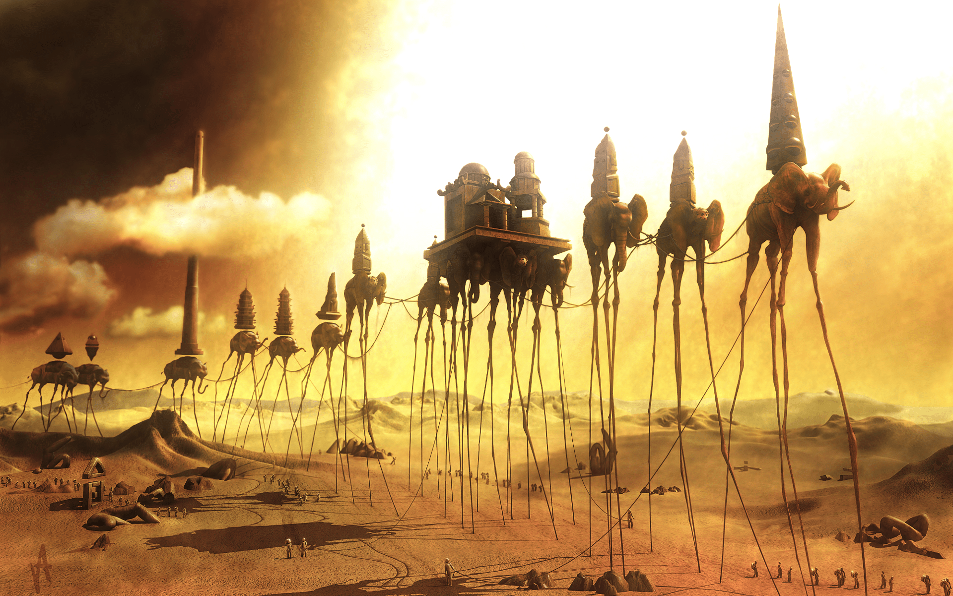 1920x1200 Salvador Dali Wallpaper HD