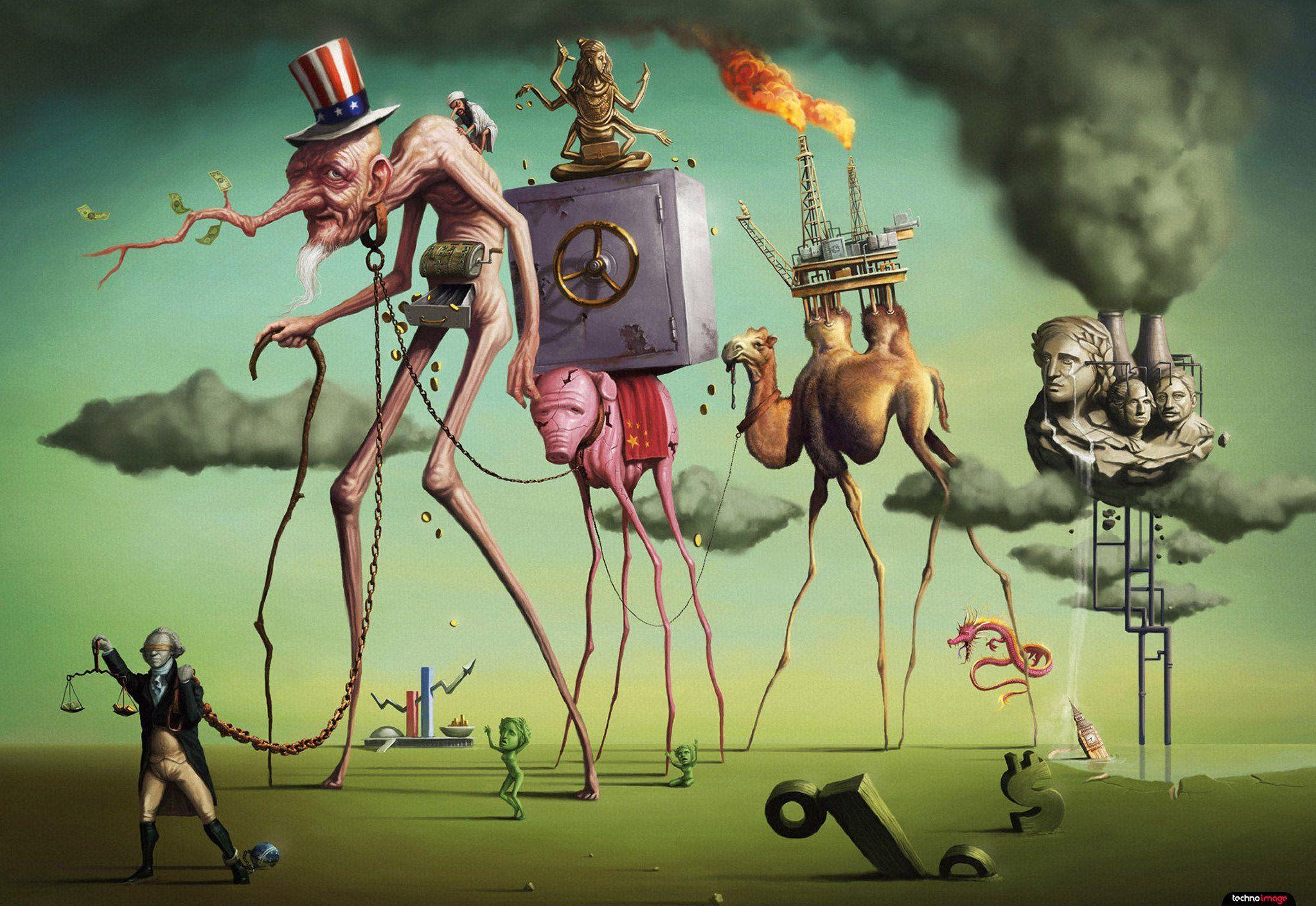 2048x1410 cuadro, Dali, Arte Wallpaper HD / Desktop and Mobile