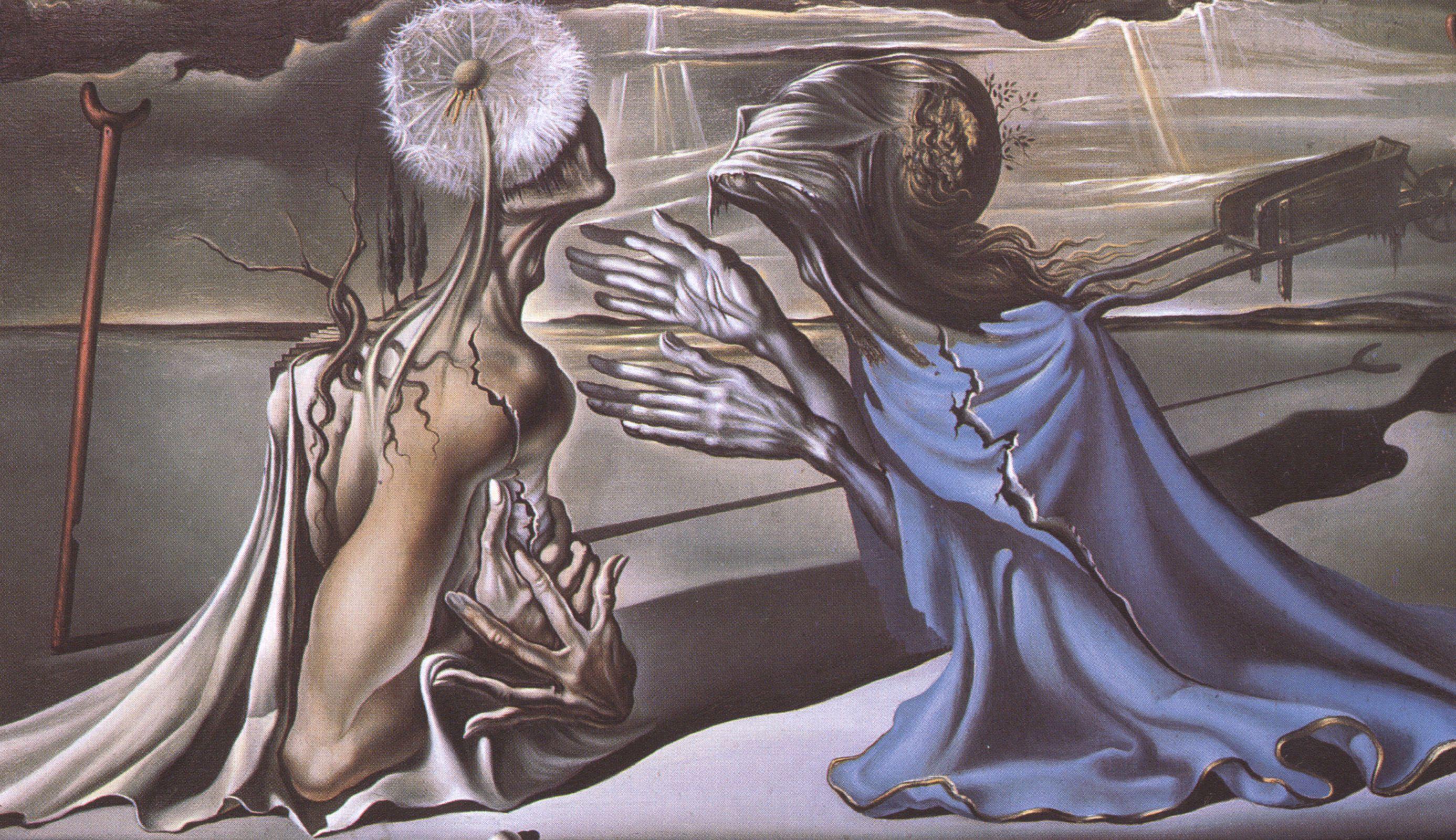 2773x1600 Salvador Dali Oil Painting and Isolde HD Wallpaper