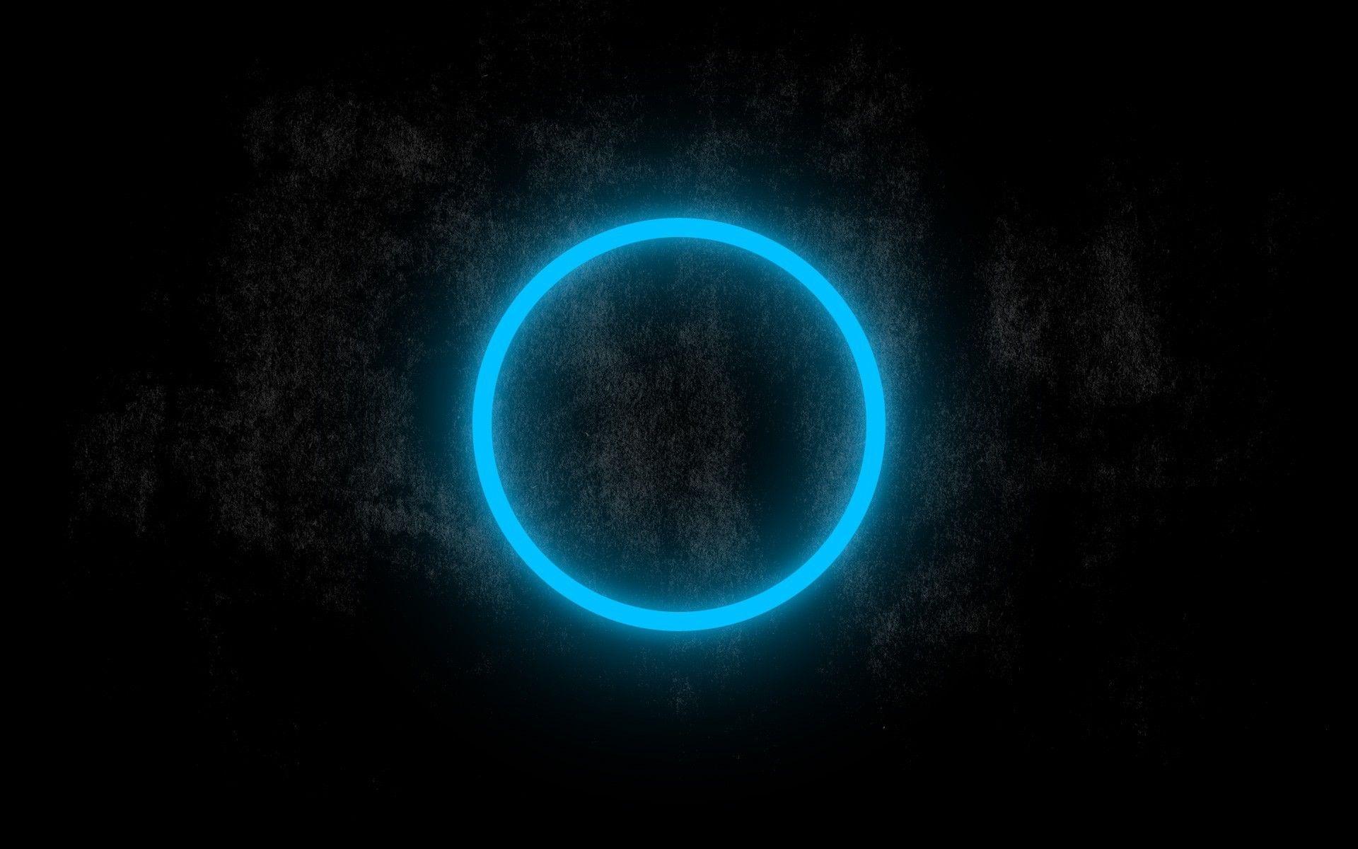 light blue circle background