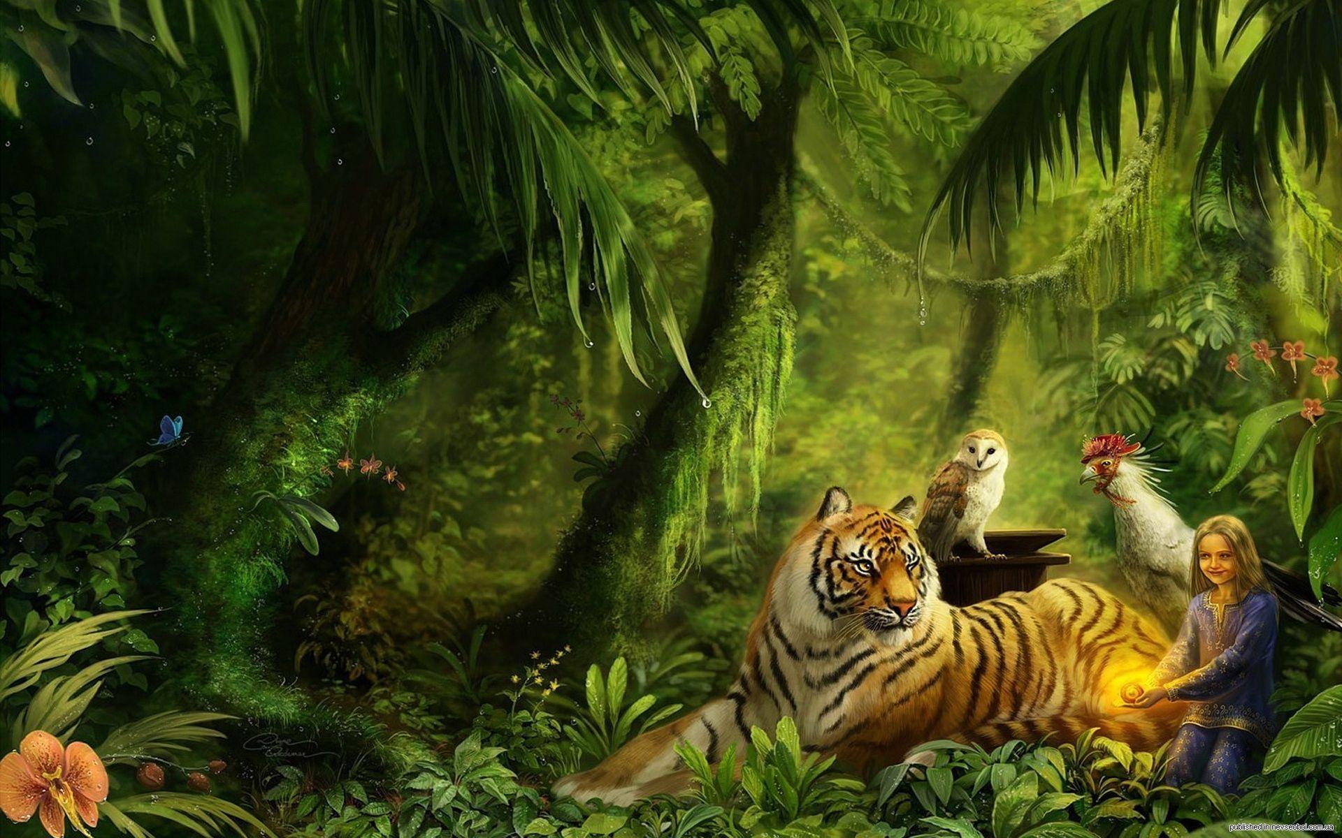 1920x1200 Beautiful Fantasy. Beautiful Jungle Fantasy. Free HD