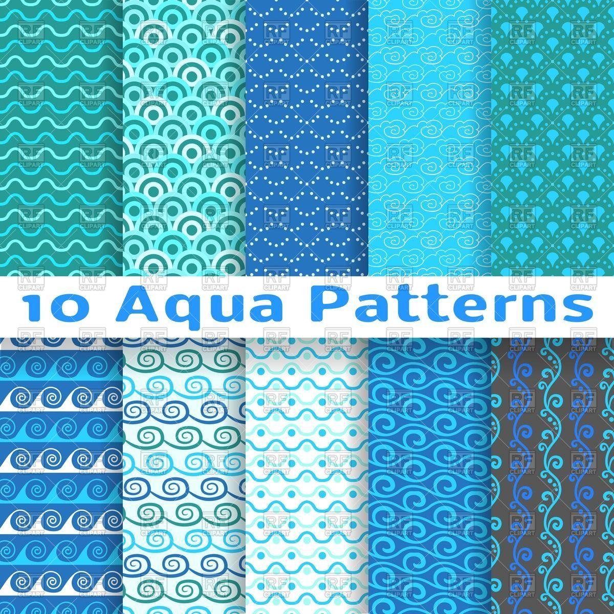 1200x1200 Abstract aqua designs wallpaper with waves and curls, river or sea elements Stock Vector Image