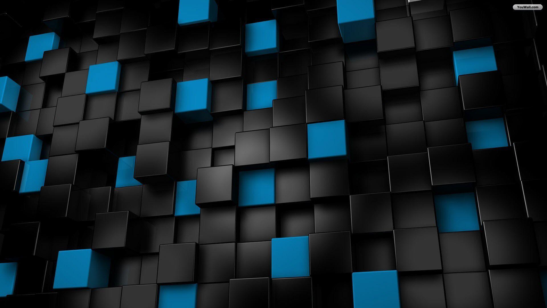 Black Blue 3D Wallpapers - Top Những Hình Ảnh Đẹp