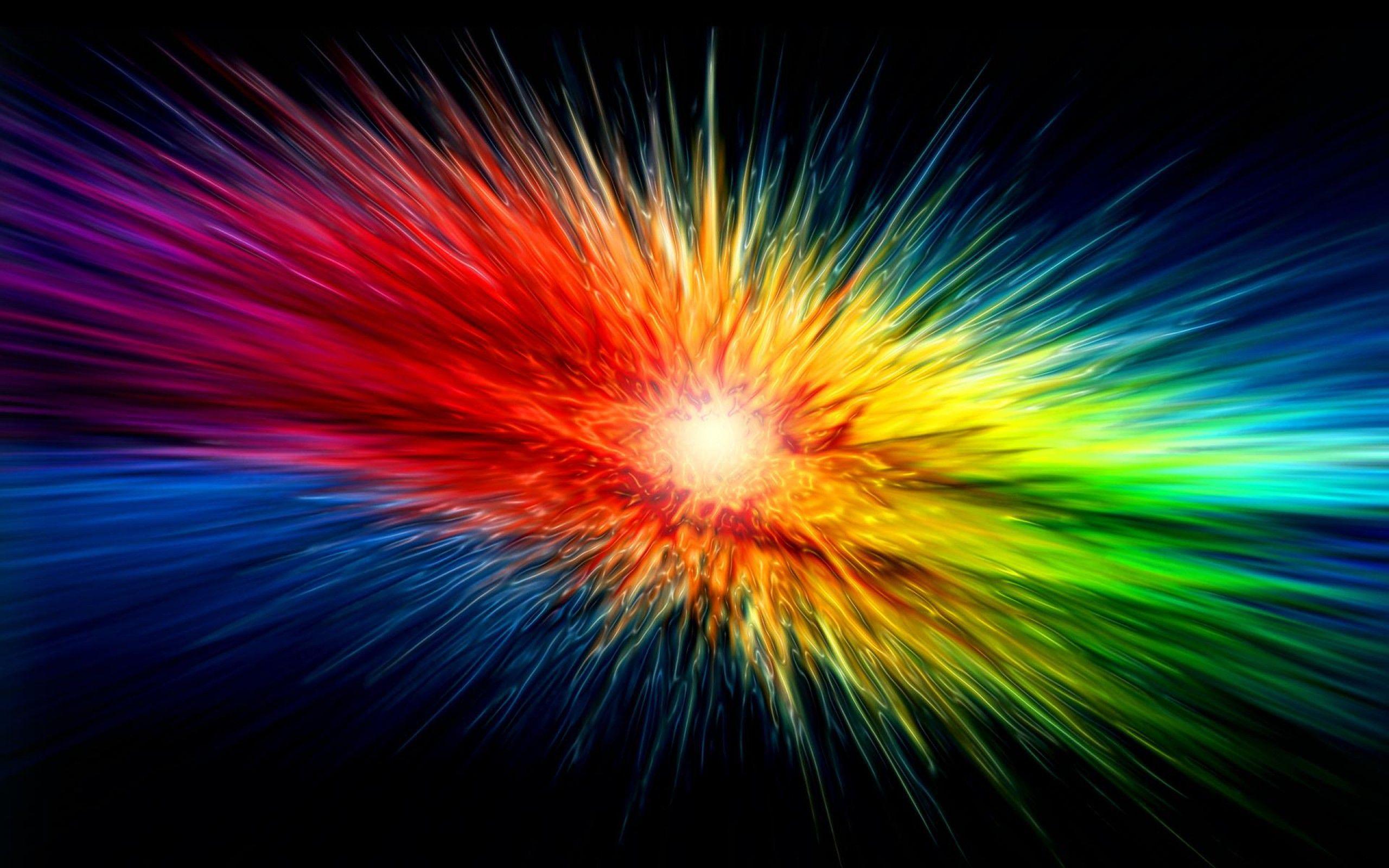 Hình nền vụ nổ màu 2560x1600
