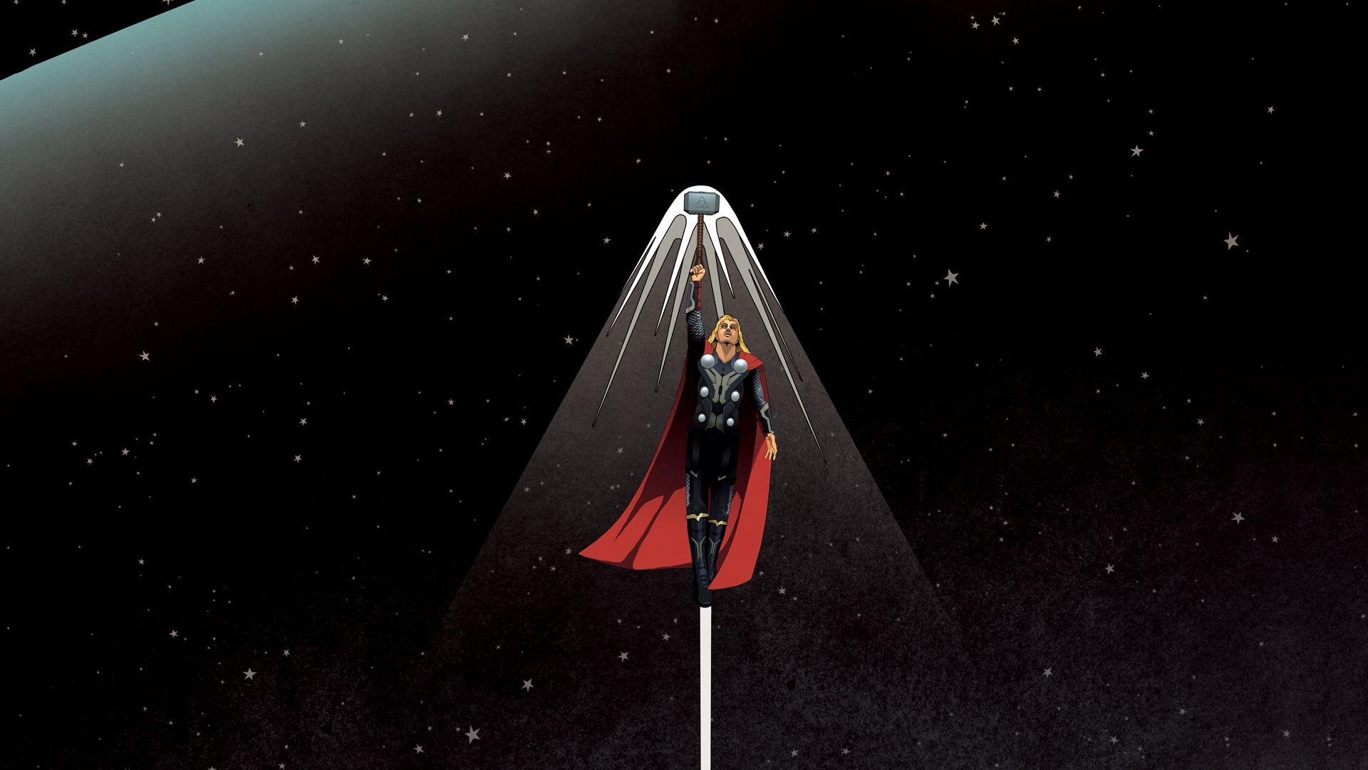 1920x1080 Thor The Dark World Art, HD Superheroes, 4k Wallpaper