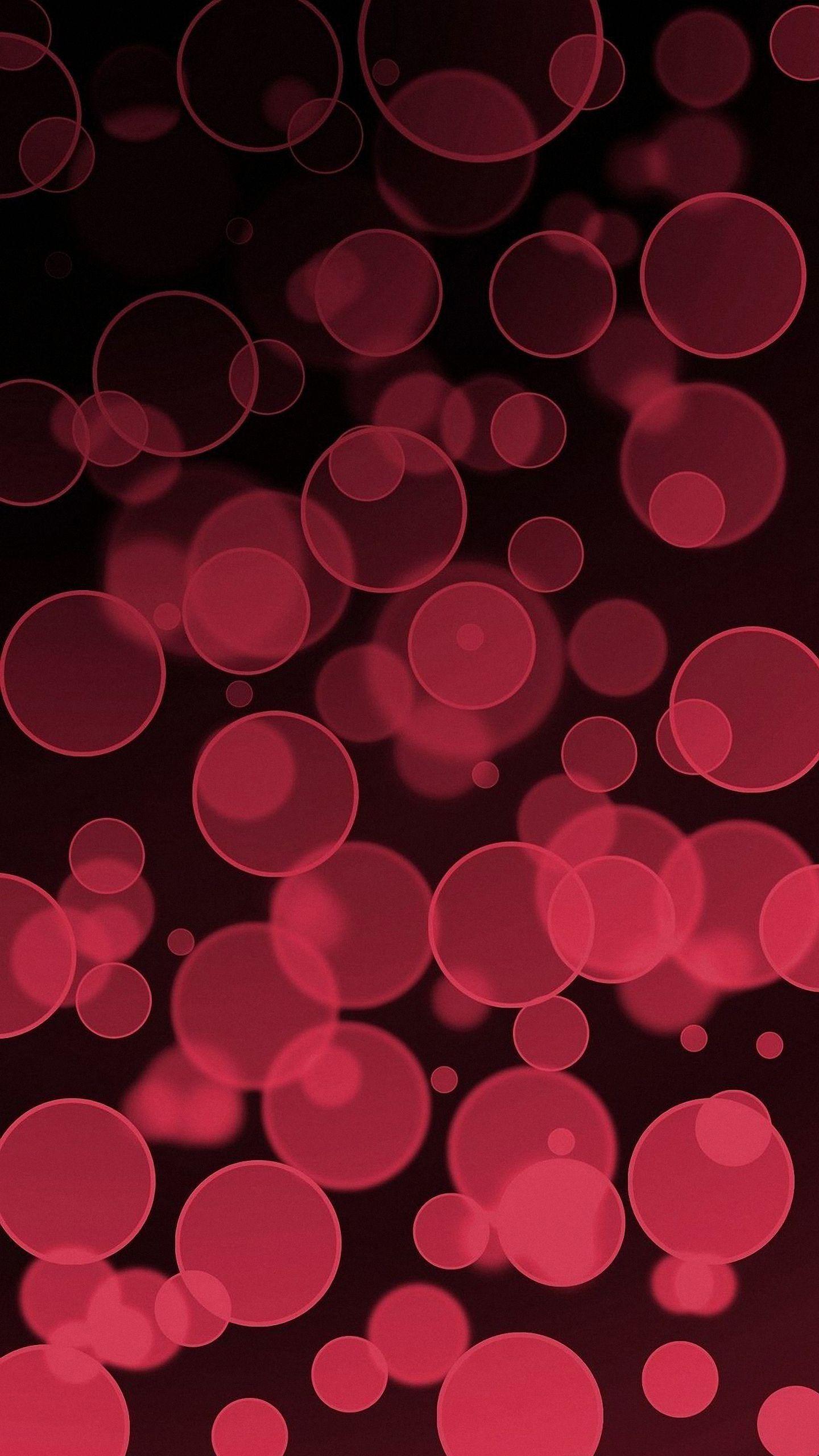 1440x2560 pink abstract bubbles iPhone 6s / 7 / 7s / Plus wallpaper HD