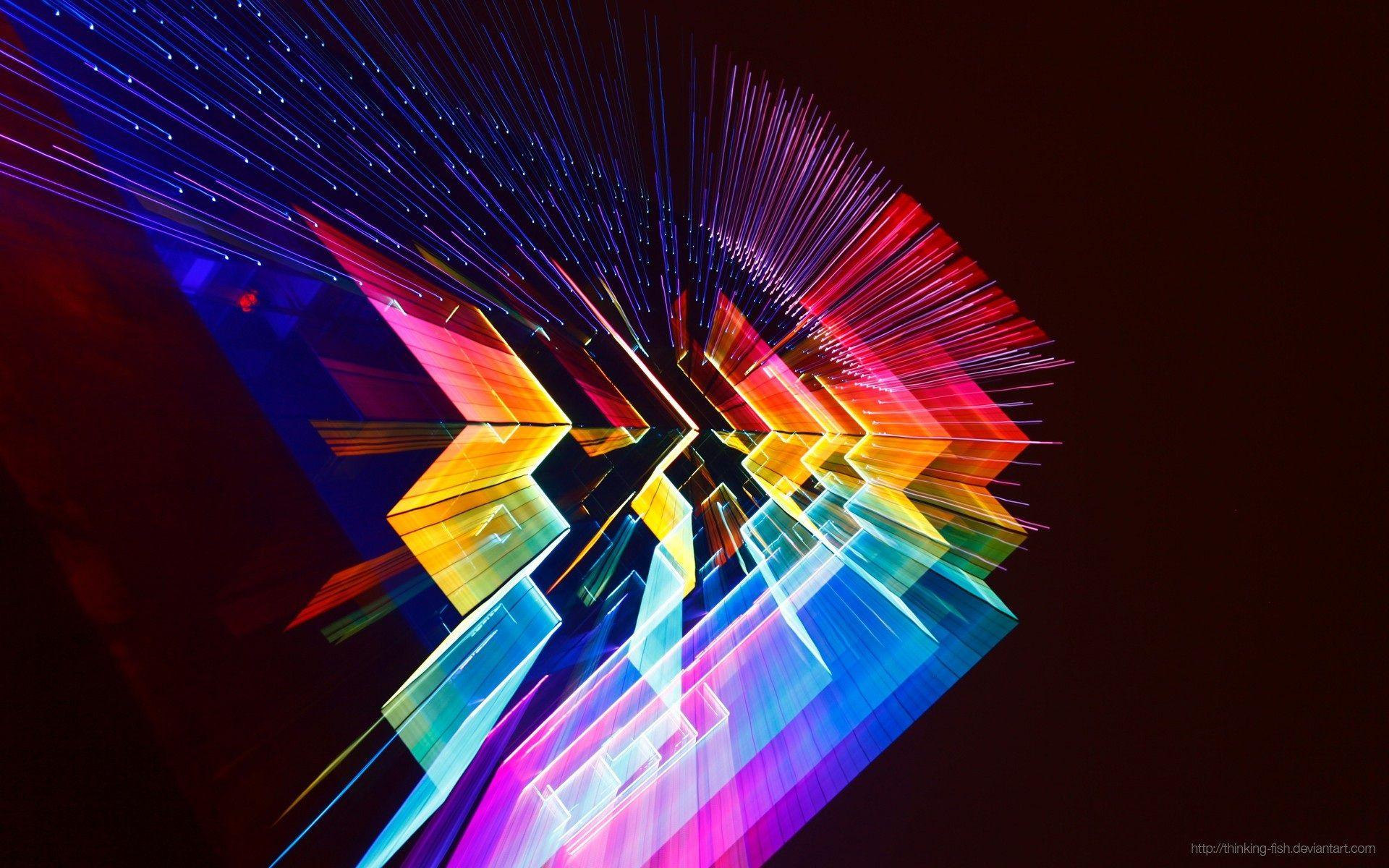 1920x1200 Wallpaper 3D colorful light space 1920x1200 HD Picture, Image