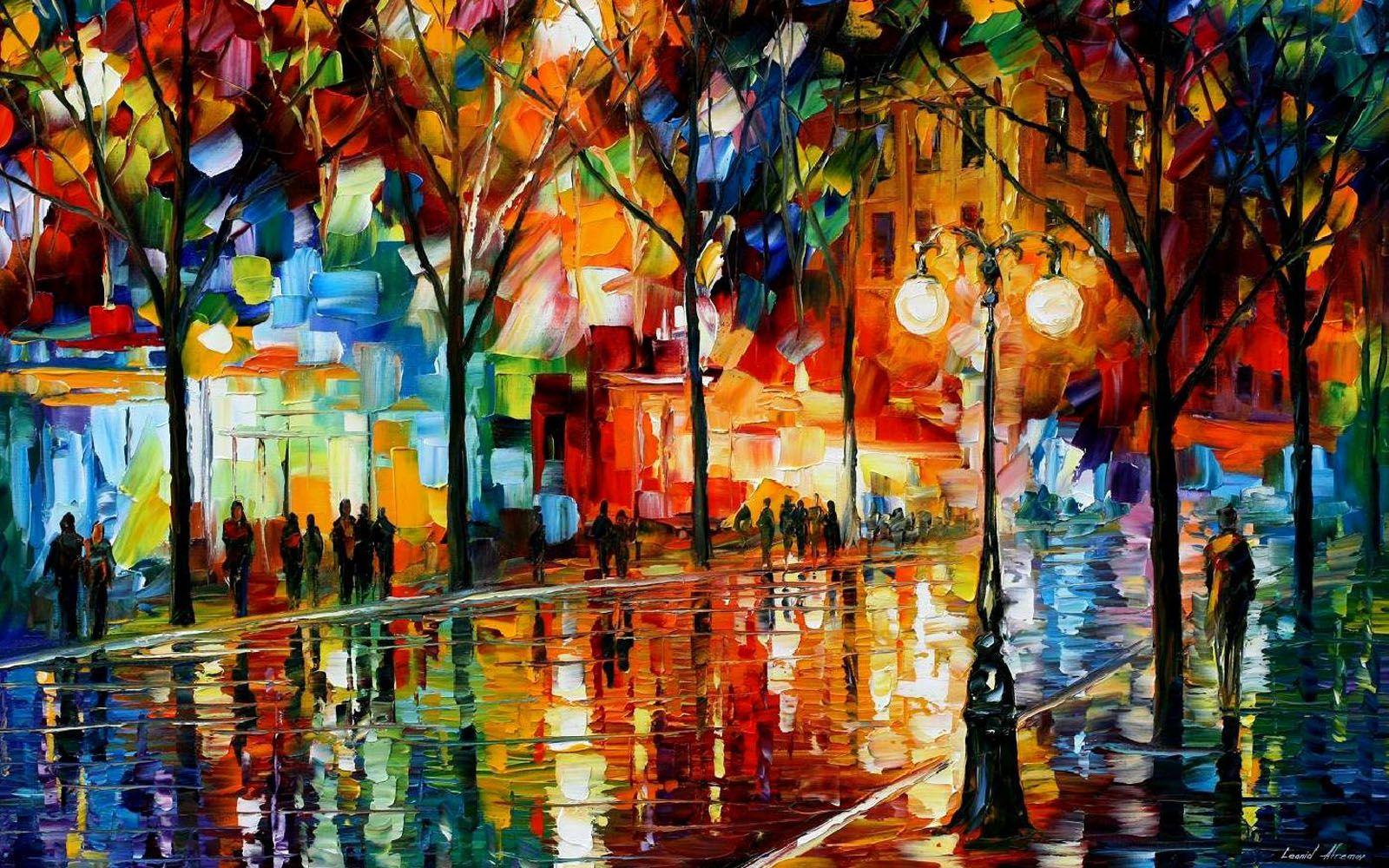 1600x1000 wallpaper: Colorful Paintings Wallpaper