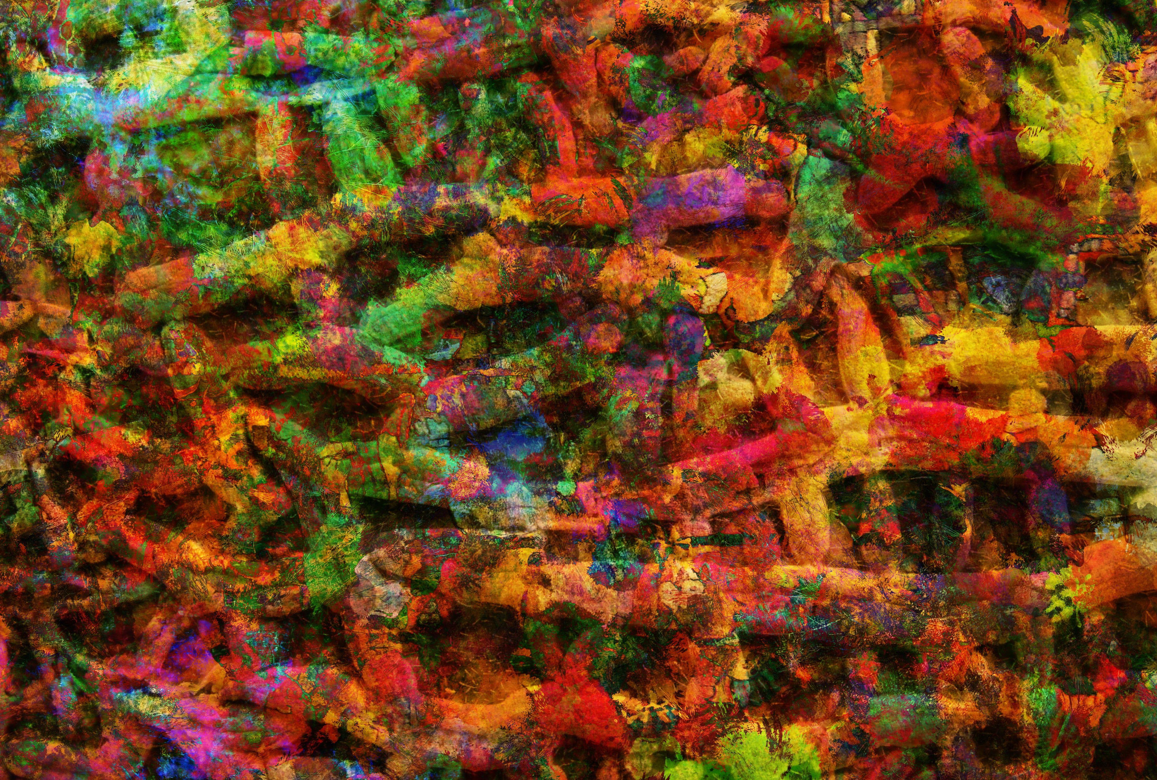 4448x2997 Abstract painting, Colorful, Art, Spots HD wallpaper