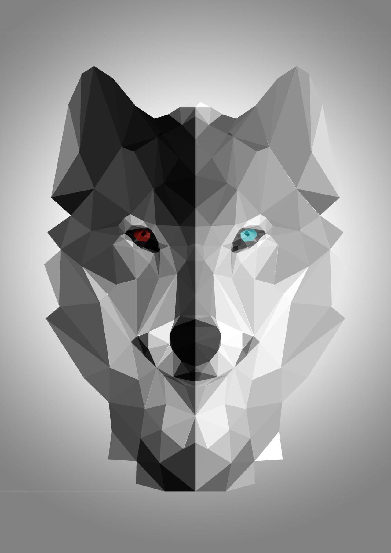 Geometric Wolf Wallpapers Top Free Geometric Wolf