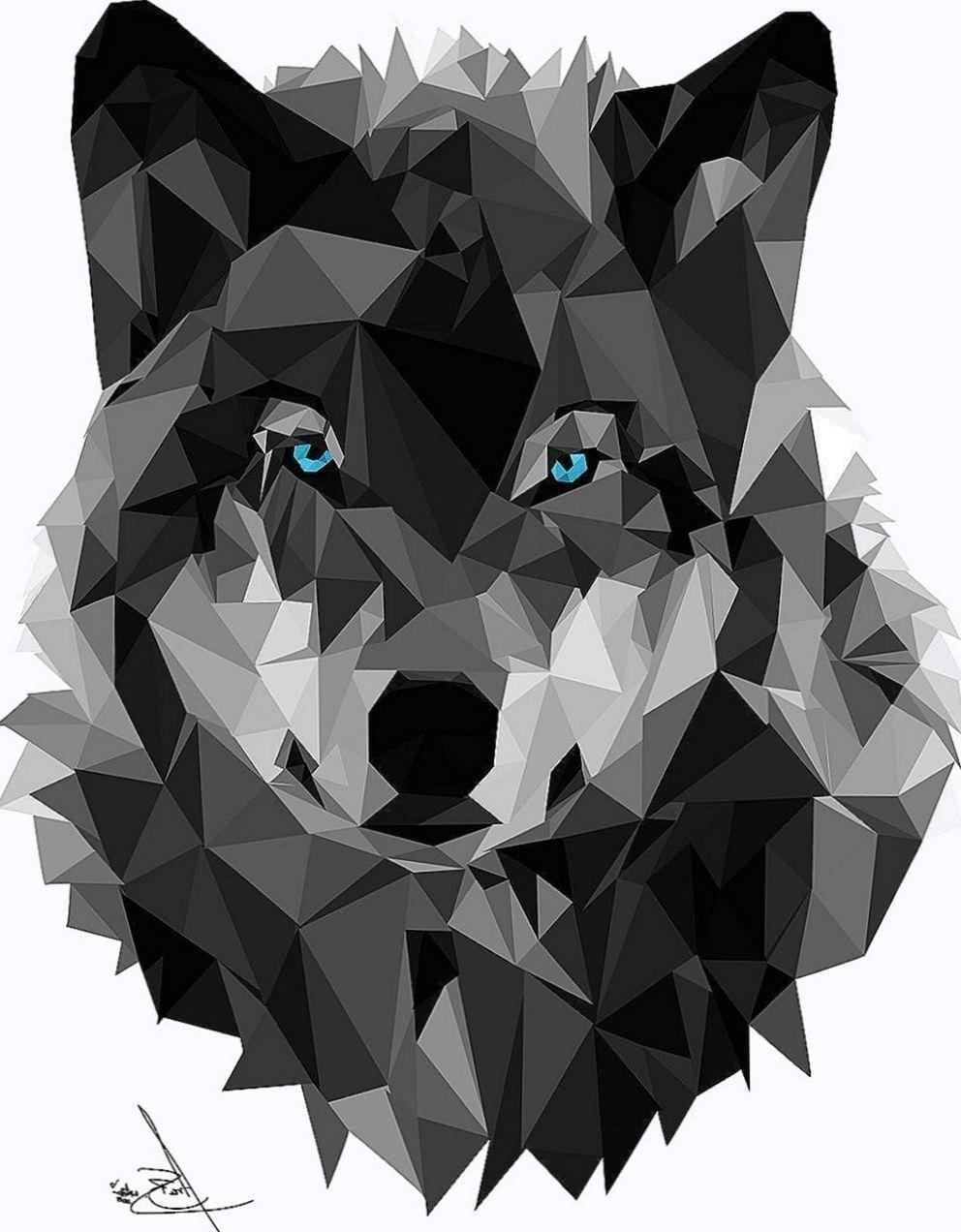 Wolf Geometric Wallpapers Top Free Wolf Geometric